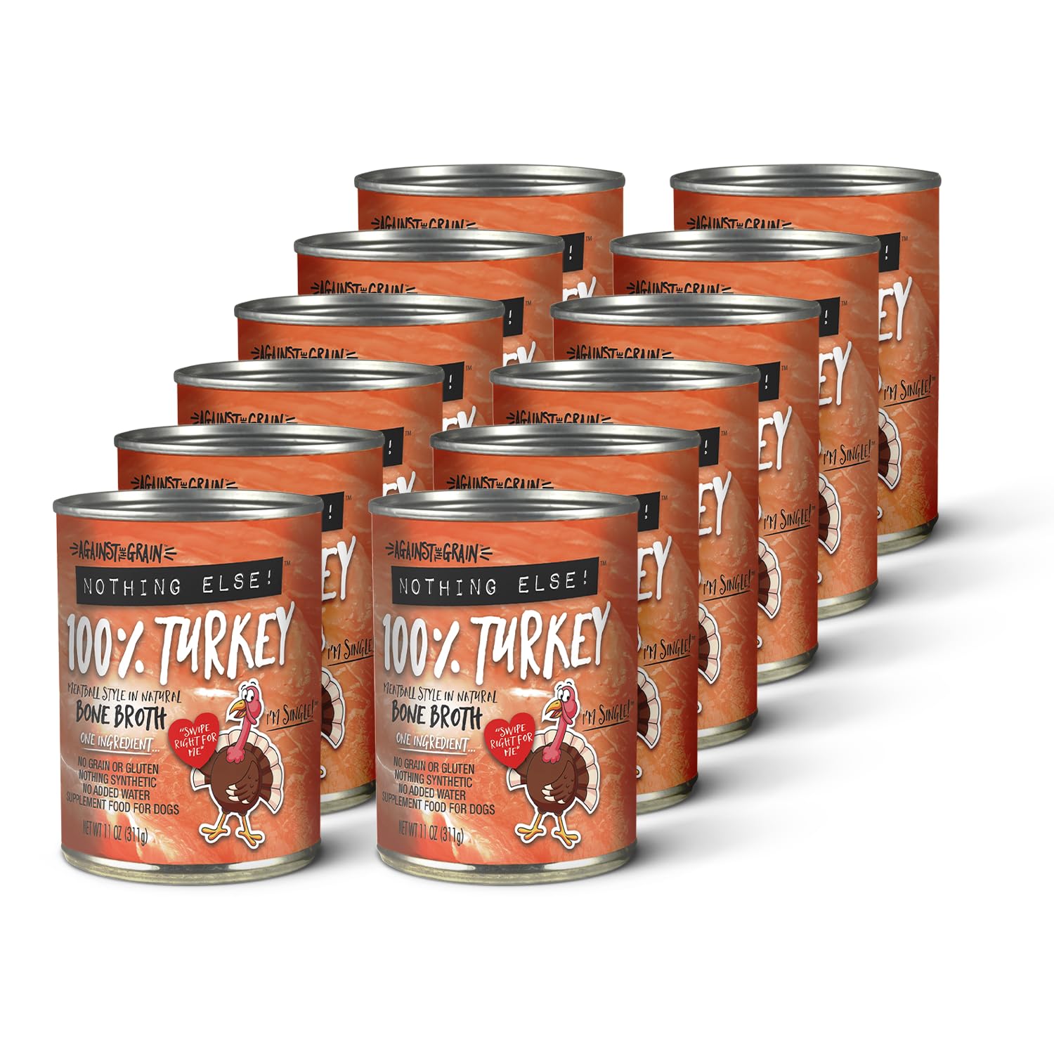 Evangers Against The Grain Nothing Else! Dog Food - 12, 11 oz Cans