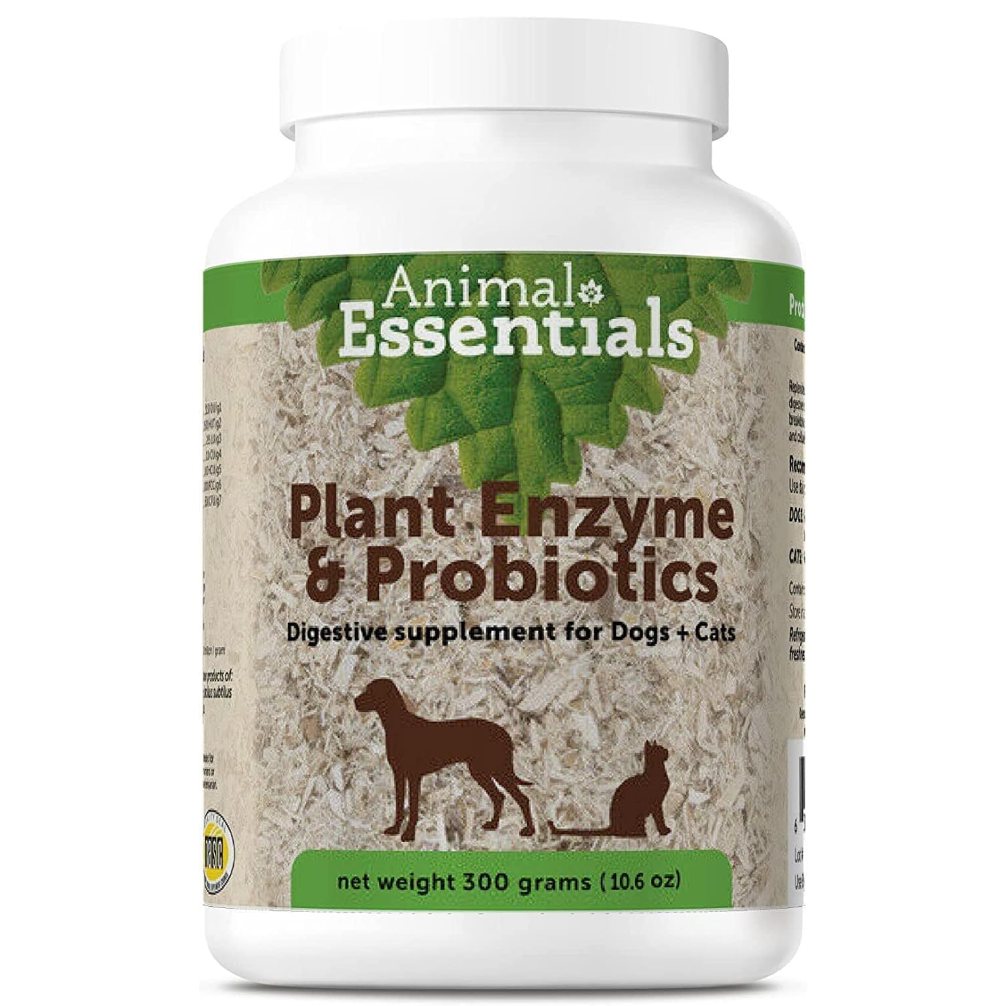 Animal Essentials Plant Enzyme & Probiotics - Digestive Enzymes for Dogs & Cats, Probiotics, Digestive Supplement, Veterinarian 