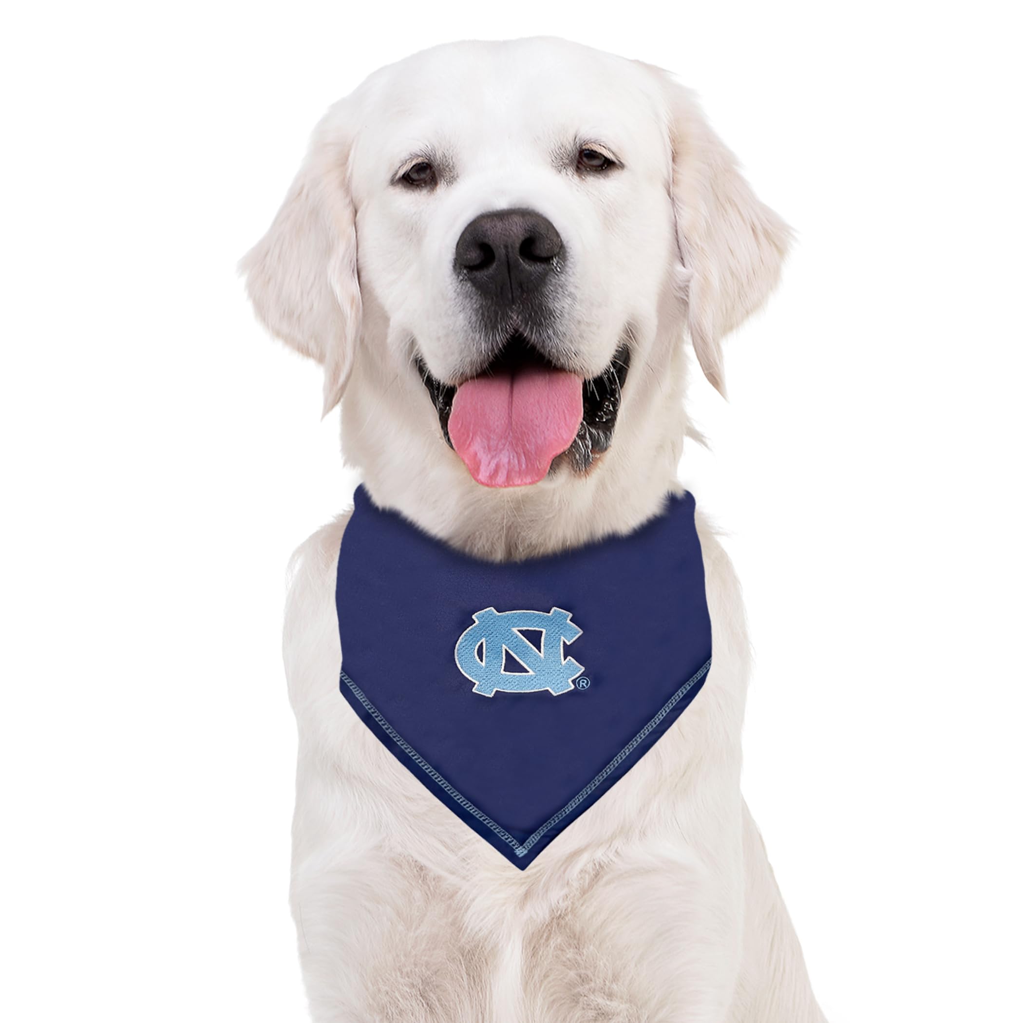 Pets First Ncaa North Carolina Tar Heels Tie Bandana, Size Small/Medium. Dog Bandana Scarf Bib For Pet Cat Dog. The Ultimate Gam