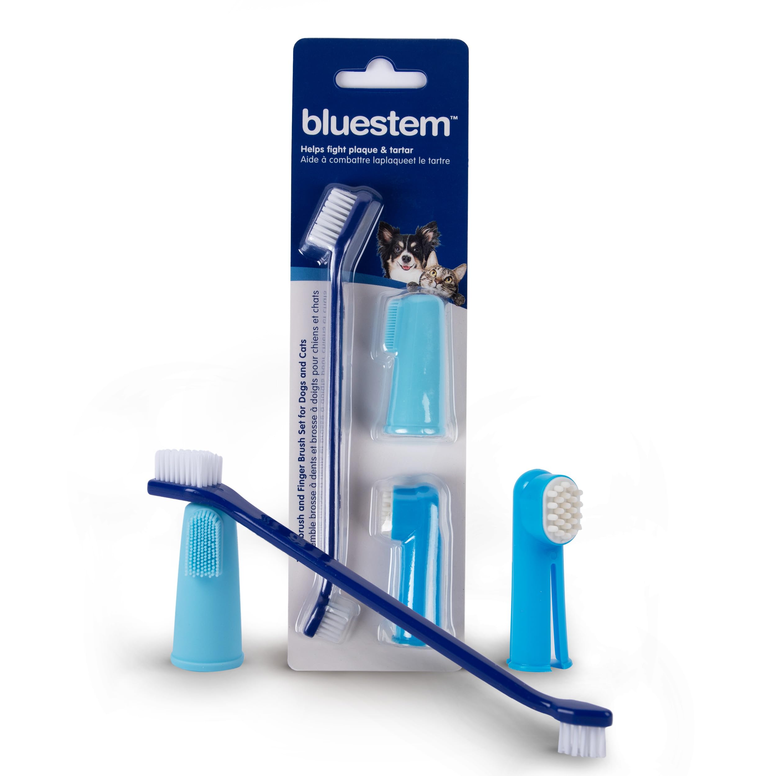 Bluestem Toothbrush and Finger Brush (Brush Set)
