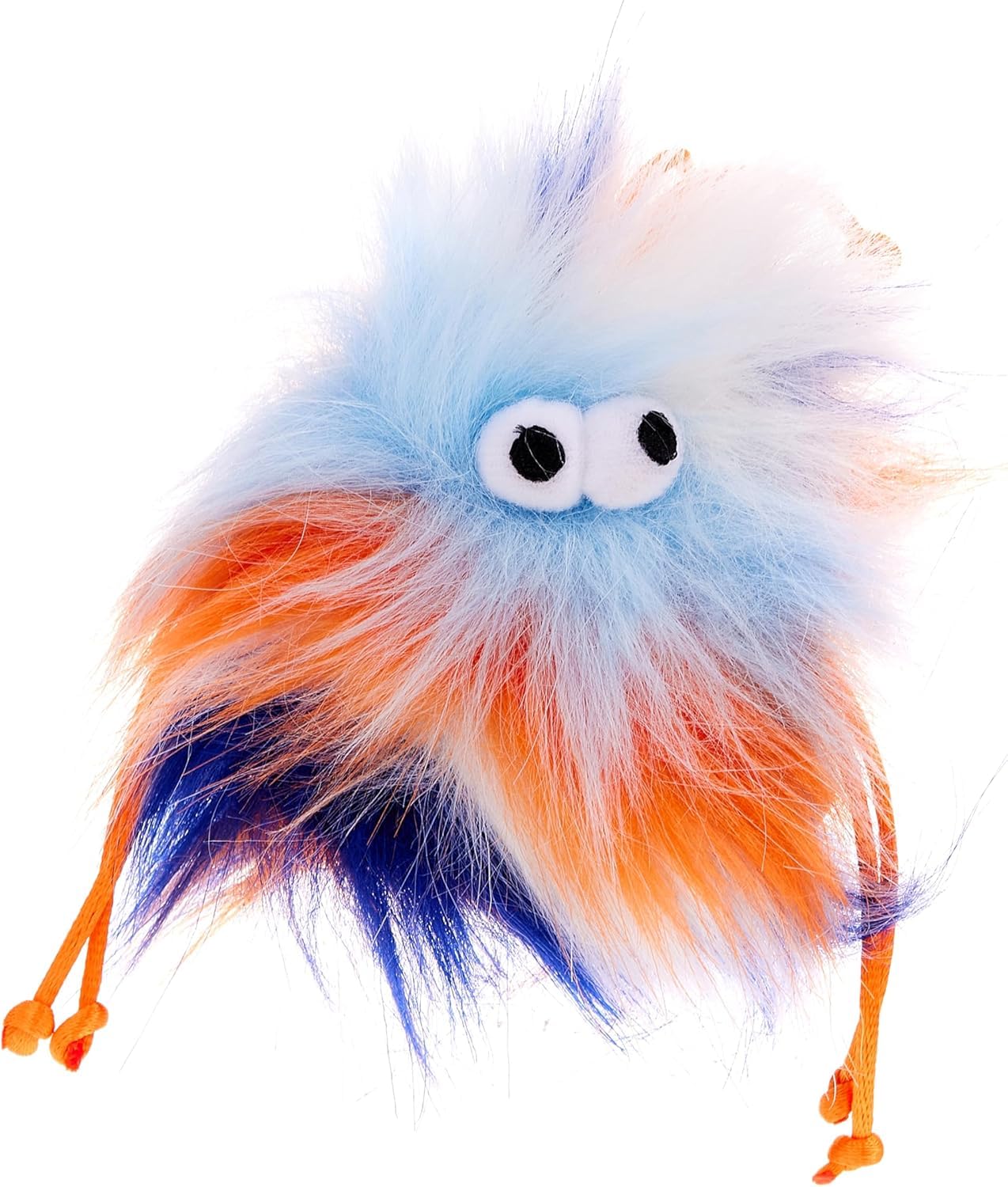 Petjoy Paws Furry Ball Fluffer Catnip Toy For Cats | Soft Plush Interactive Cat Toy With Premium Catnip | Furry Ball Teaser For 