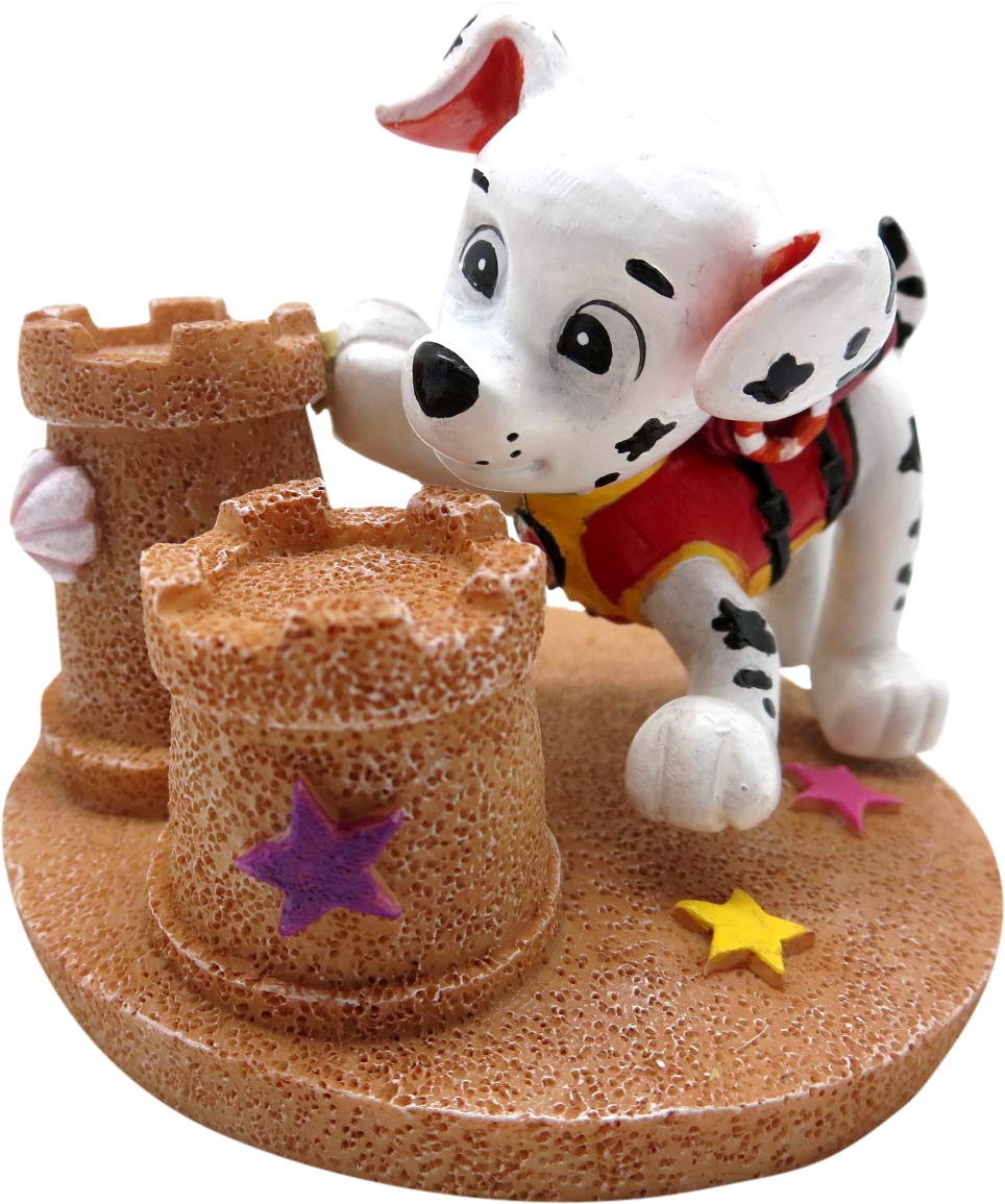 Penn-Plax Paw Patrol Aquarium Ornament Bundle - 4 Resin Mini Figures for Freshwater & Saltwater - Chase, Marshall, Rubble, Skye - Multicolor