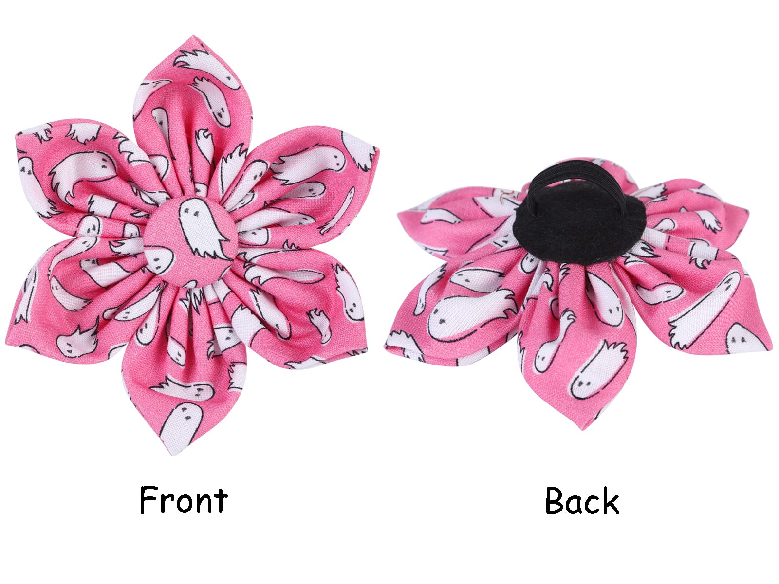 Lionet Paws Dog Collar With Flower, Halloween Flower Collar For Dog,Adjustable Comfortable Dog Collar Gift For Puppy Small Medium Large Dog