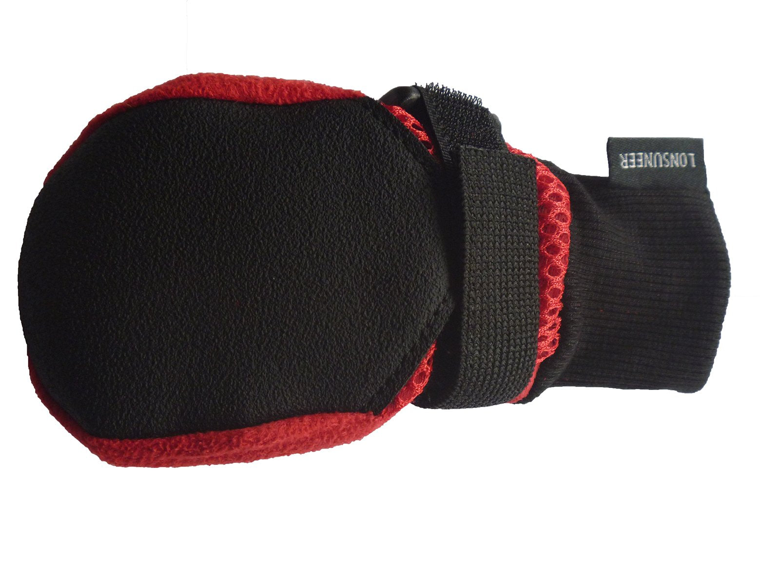 Lonsuneer Dog Shoes Soft And Lightweight With Breathability For Spring Summer And Fall Set Of 4 Size Small Red