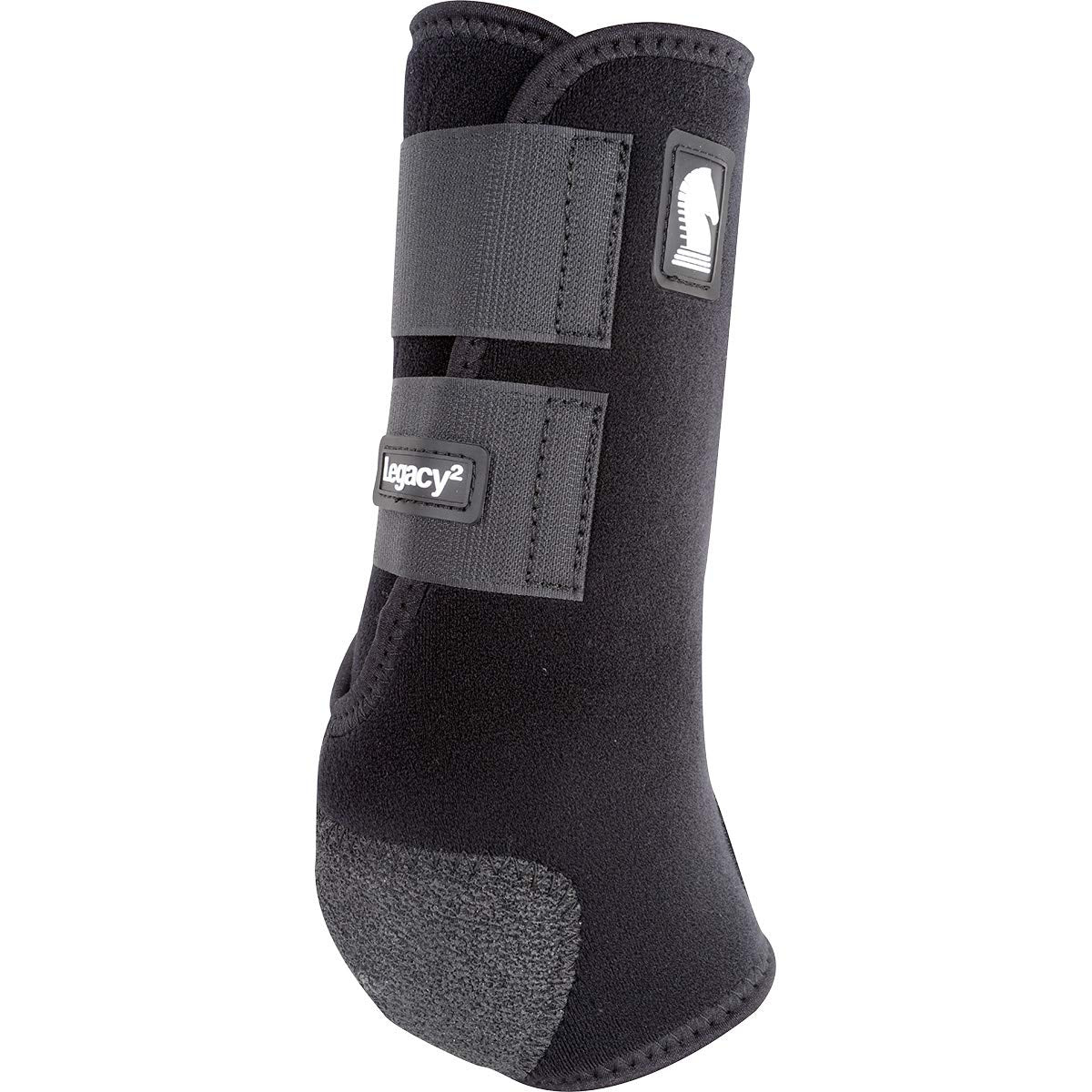 Classic Equine Legacy2 Support Boots, Hind (Black, Small)