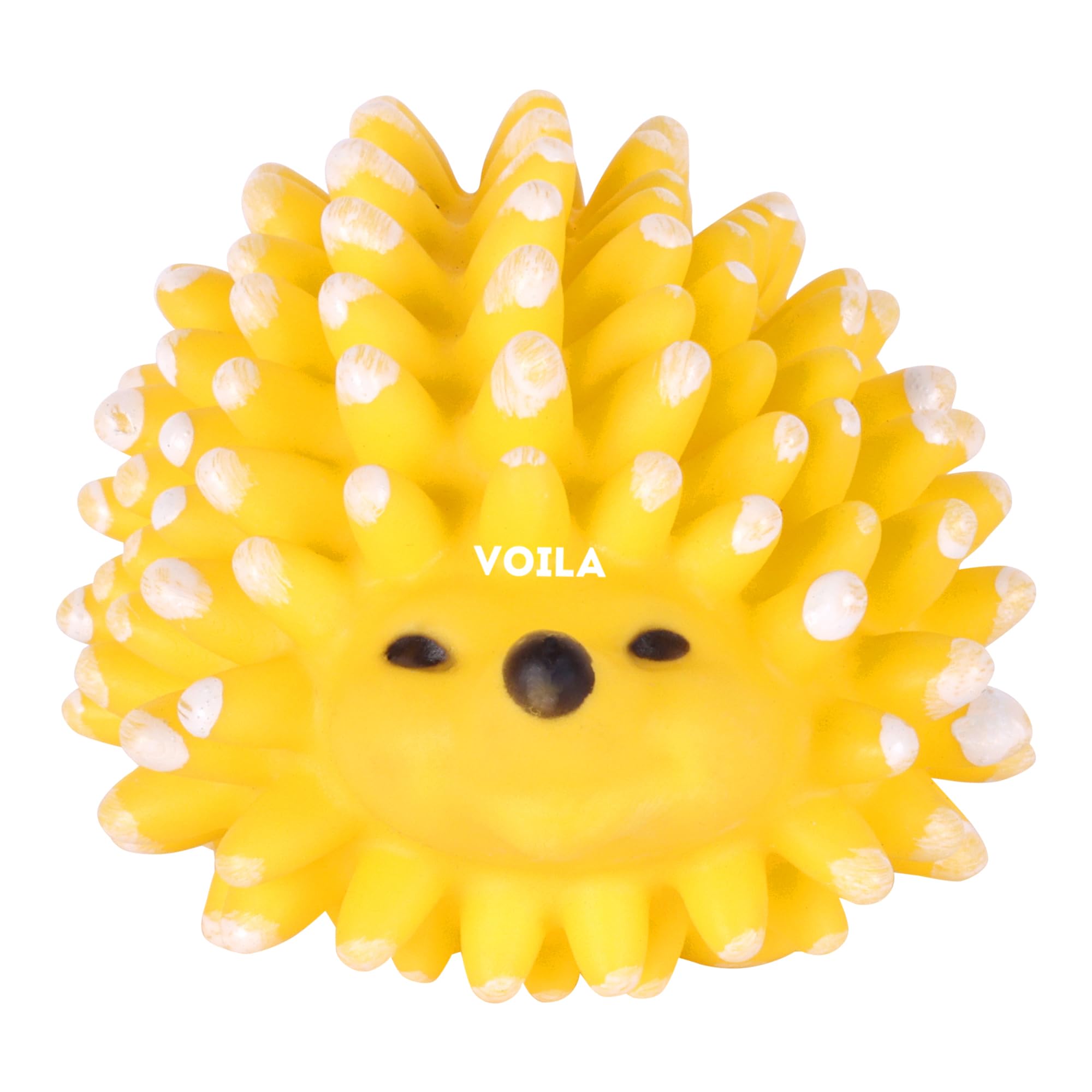 Voila Pet Toy Hedgehog For Dogs, Interactive Squeaky Dog Toy For Extra Small & Small Dogs, Perfect For Playtime, Safe & Fun Toy 