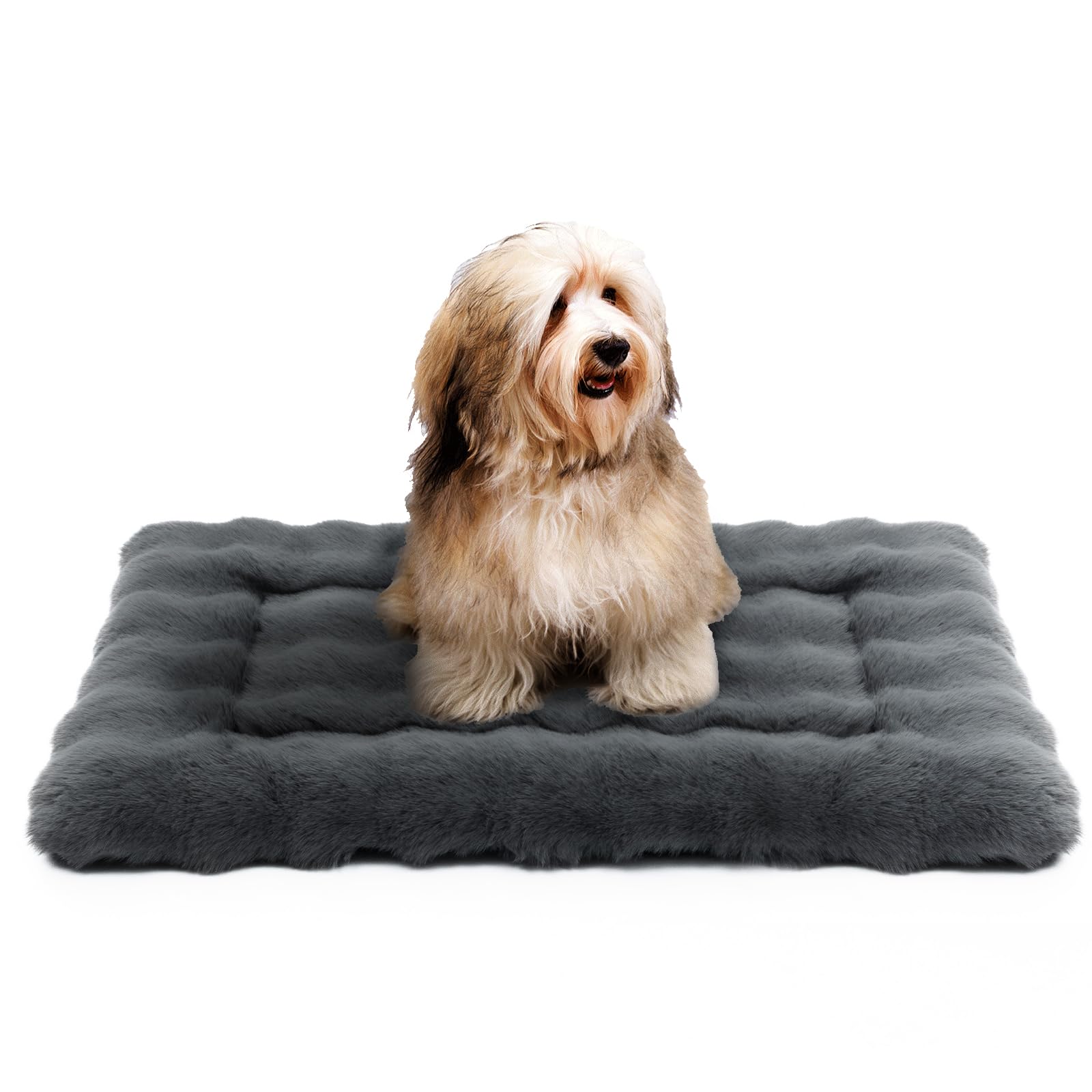 Mora Pets Cat Beds For Indoor Cats Dog Crate Pad Fluffy Dog Bed Mat For Small Dogs Kitten Warm Washable Pet Mat For Dog Cages 24