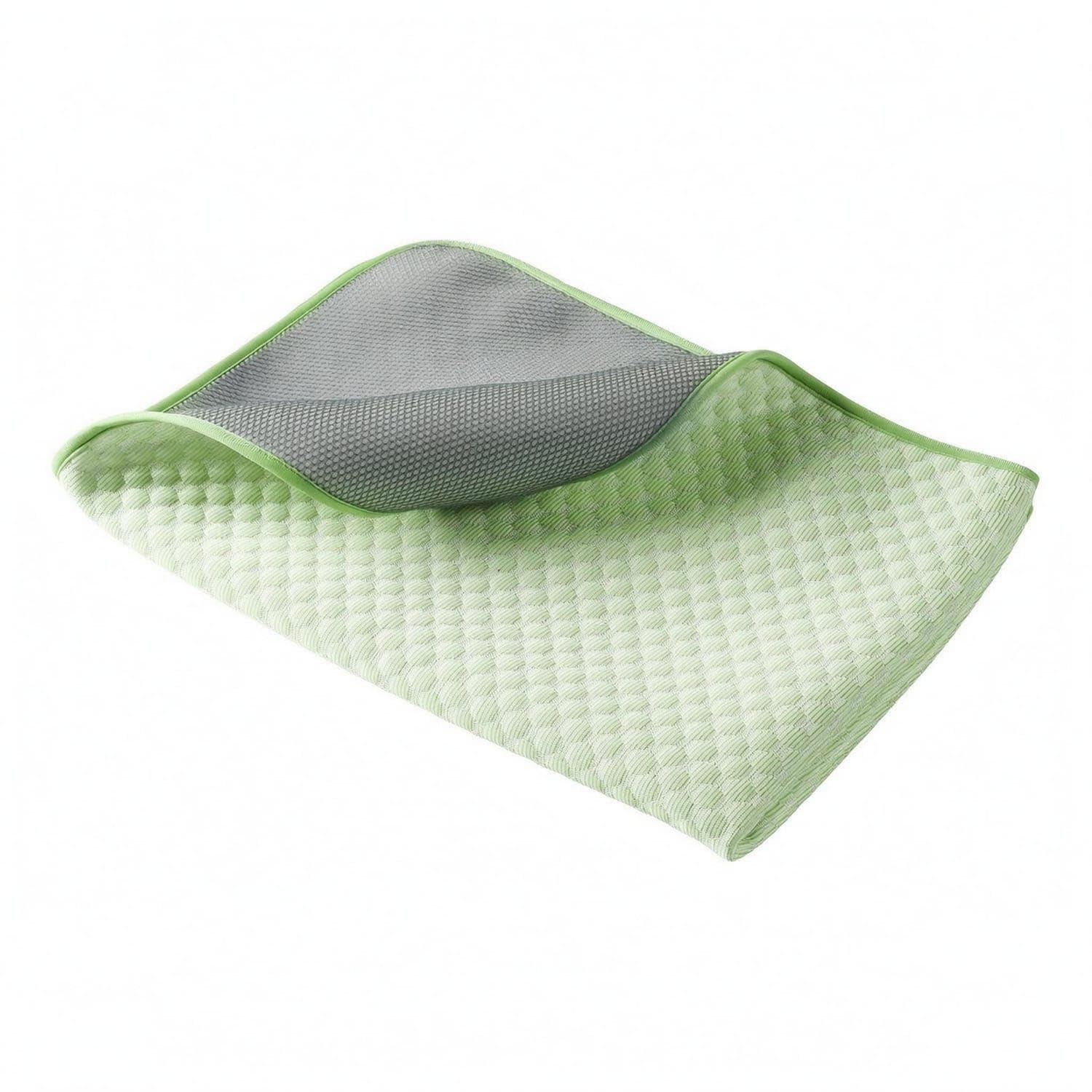 QuickDrying Pet Cooling Mat Thickened NonSlip Cooling Mat Soft Layered Design for Sofa, Car Seat, Floor, Green, XXL