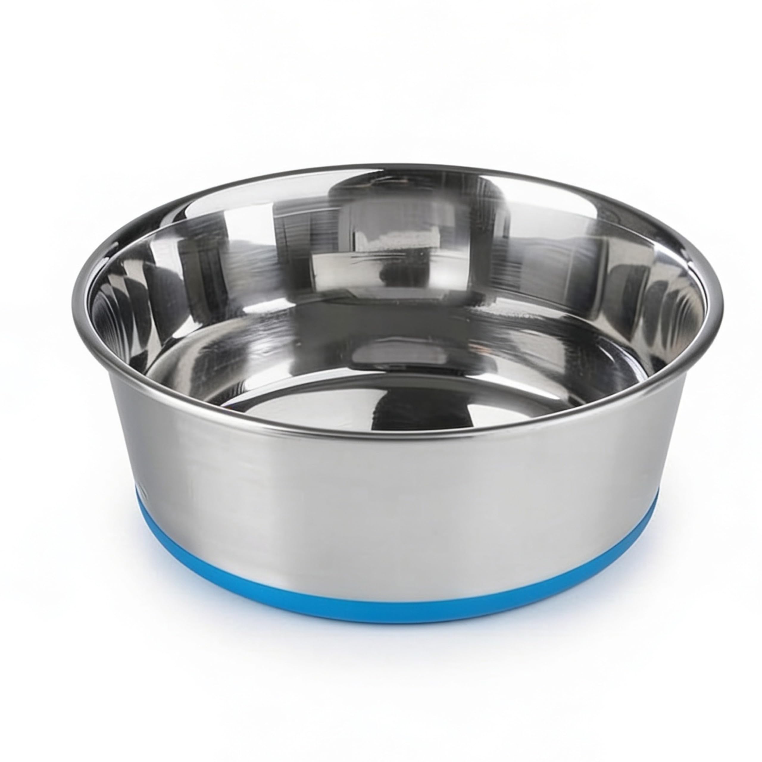Pets Empire Stainless Steel Dog Bowl With NonSlip Silicone Base | Food & Water Bowl For Dogs & Puppies | RustResistant, Heavy 