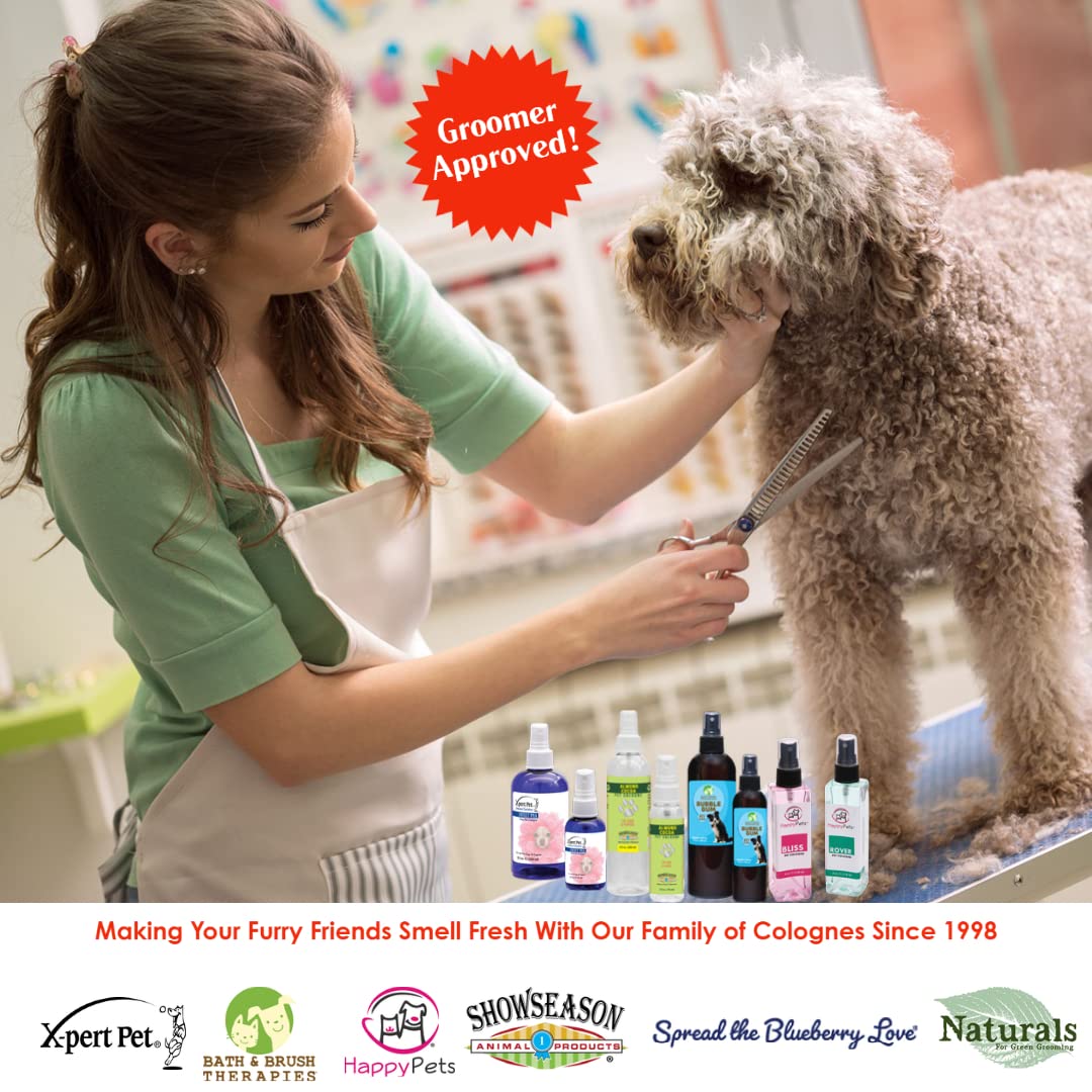 Showseason Bath & Brush Therapies Pina Colada Pet Cologne 4.5 Oz For Dogs | Long-Lasting Odor Eliminator | Paraben-Free | Biodeg