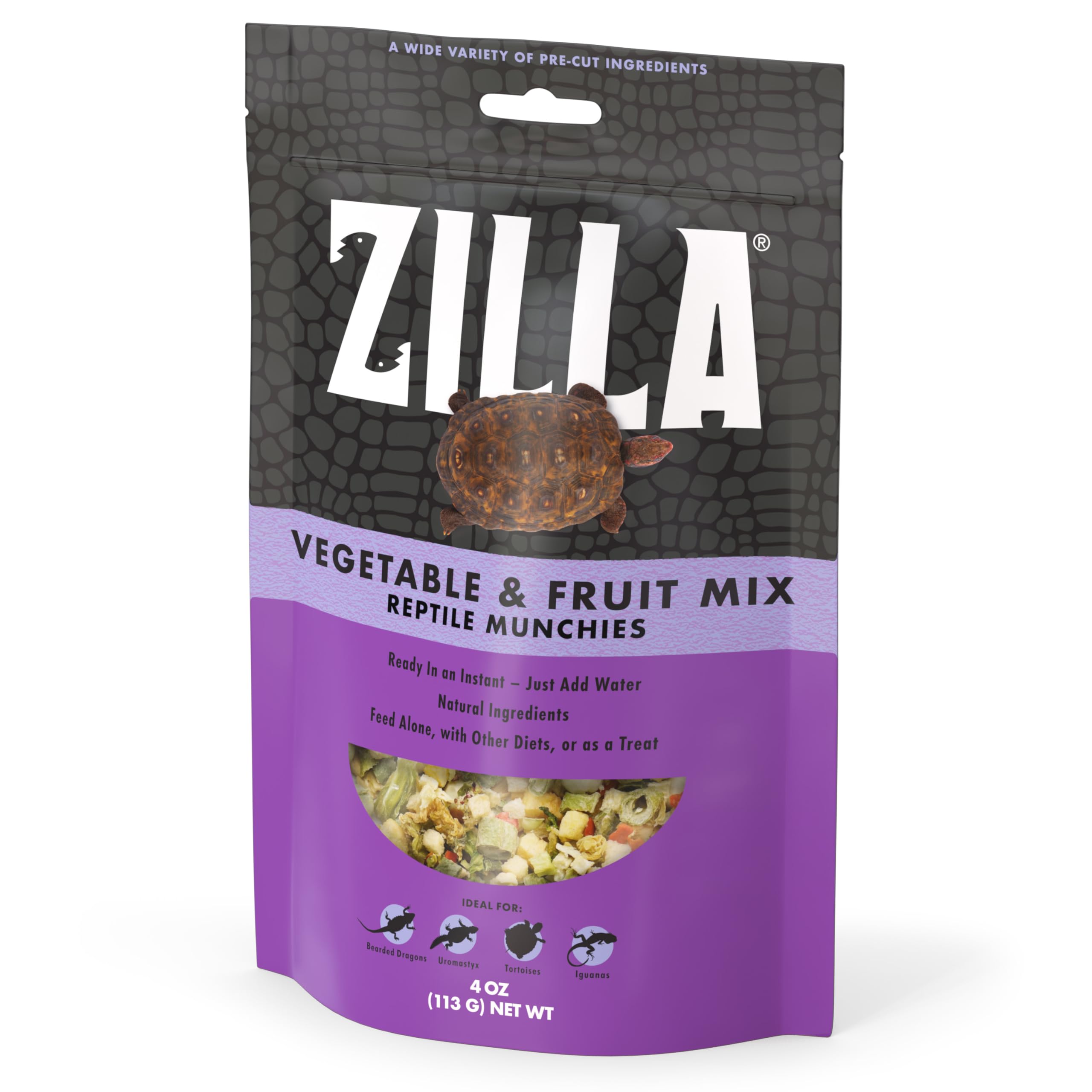 Zilla Reptile Munchies Vegetable and Fruit Mix 4 oz.