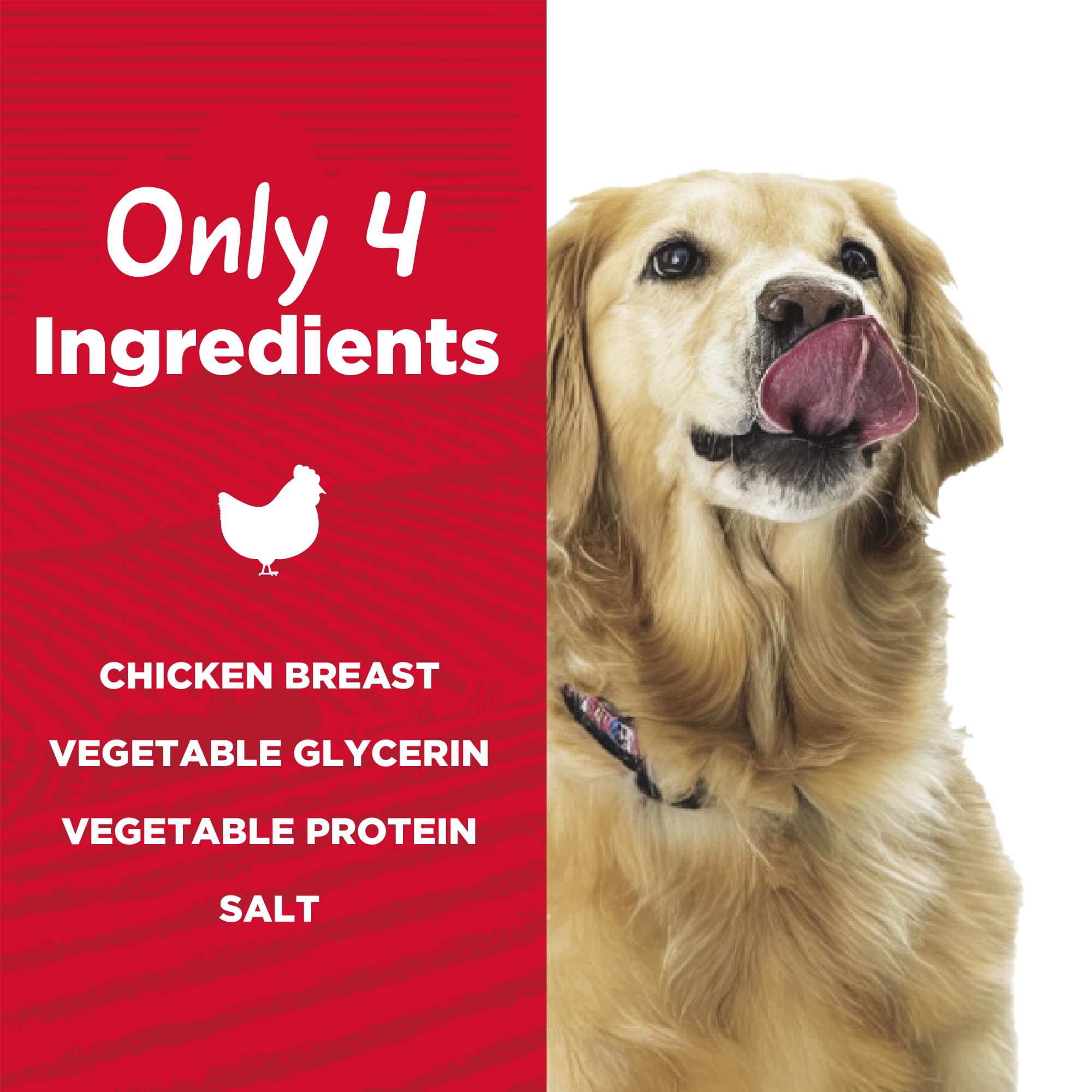 Country Kitchen Chicken Jerky Dog Treats, High Protein, Low Fat, 32 oz, Made with Real Chicken