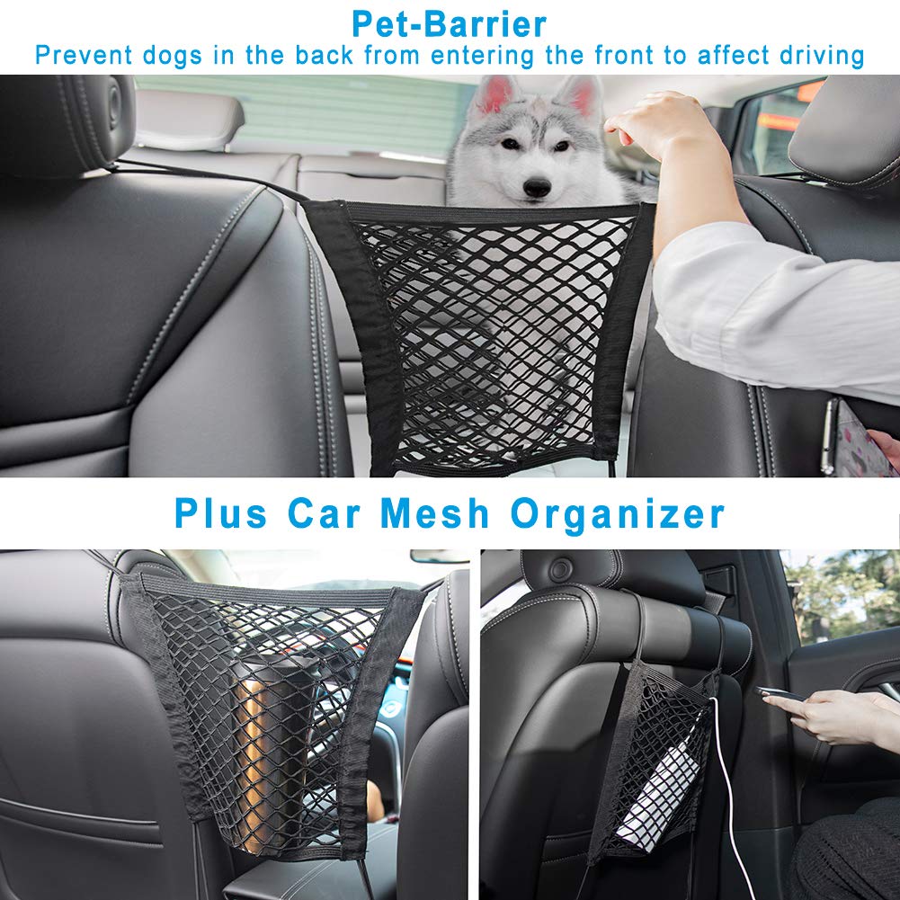 Bark Lover Deluxe More Durable Waterproof Backseat Protector, High Heat Resistant And Nonslip Back Seat Cover For Dogs Kids, Uni