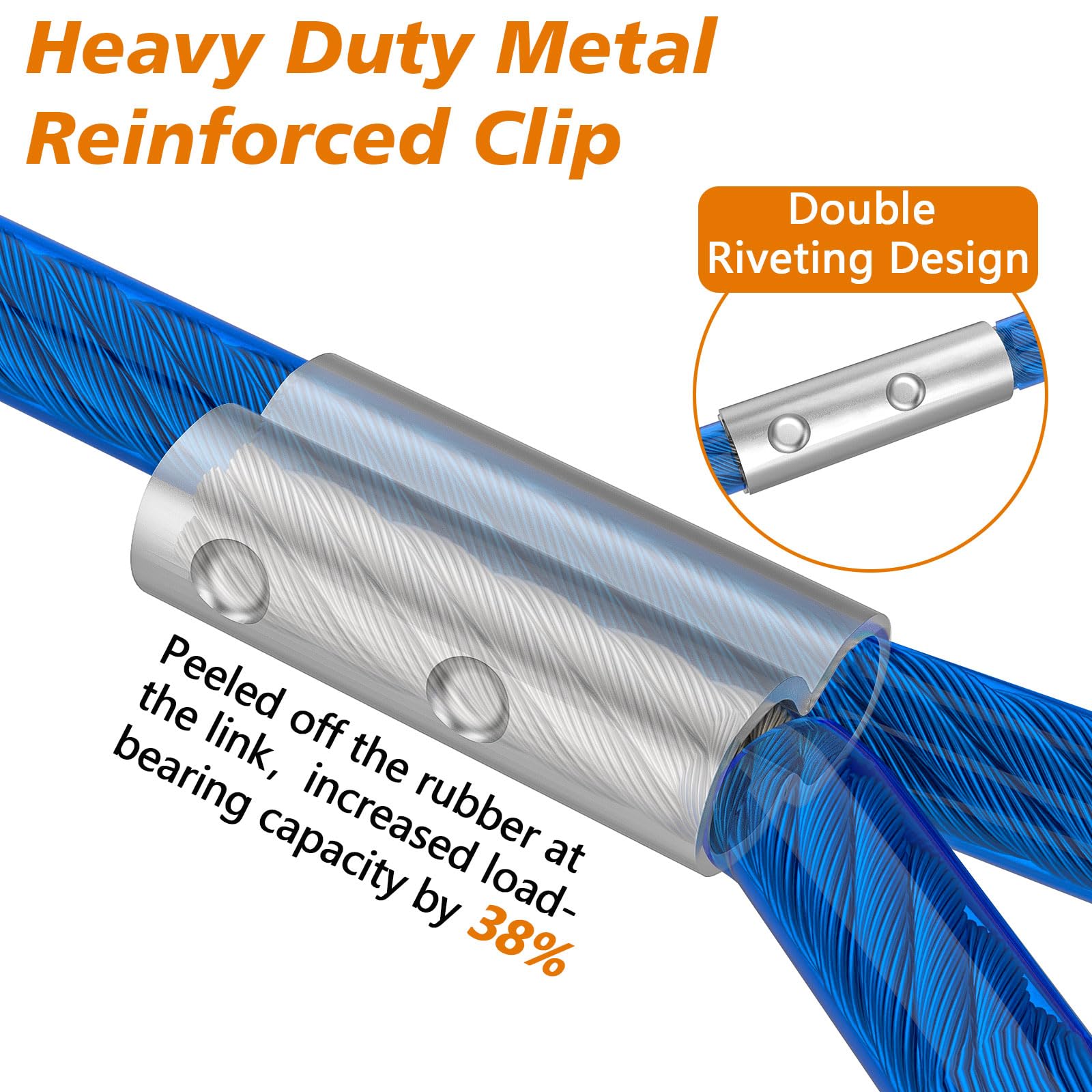 Xiaz 30 Foot Dog Lead, Dog Tie Out Cable Heavy Duty 8/10/15/20/30/50Ft, Pet Runner Tether Chain Leash Outside For Small Medium L