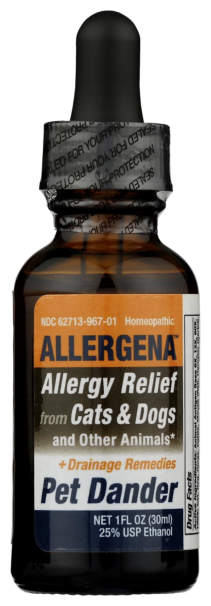 PROGENA - Allergena Pet Dander - Allergy Relief Drops (1 FL Ounce)