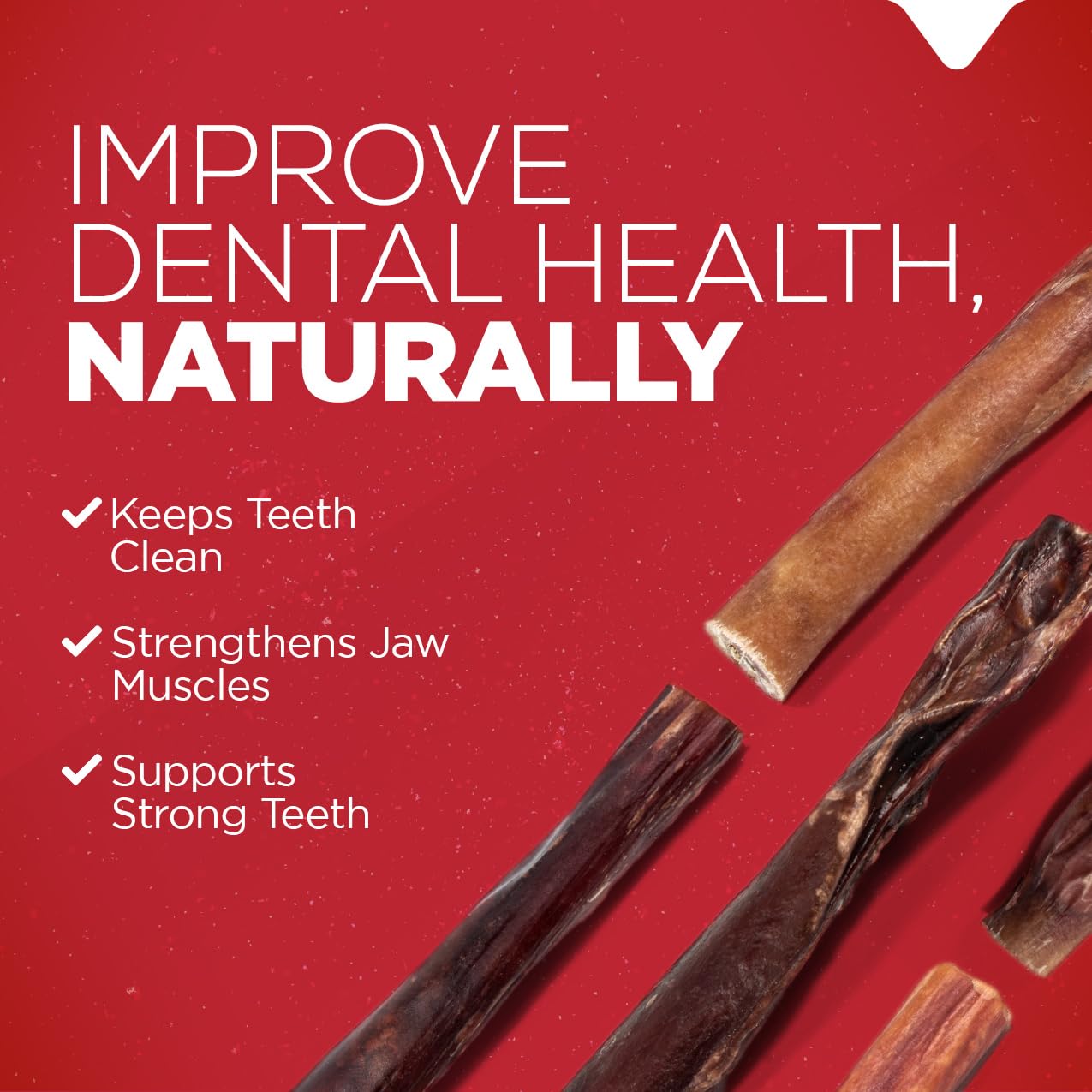Natural Farm Power Bully Sticks Dog Chews (6   ,8 Ounces), 2-in-1 Power Chews: Premium Beef Cheek Wrapped in Beef Pizzle, Double