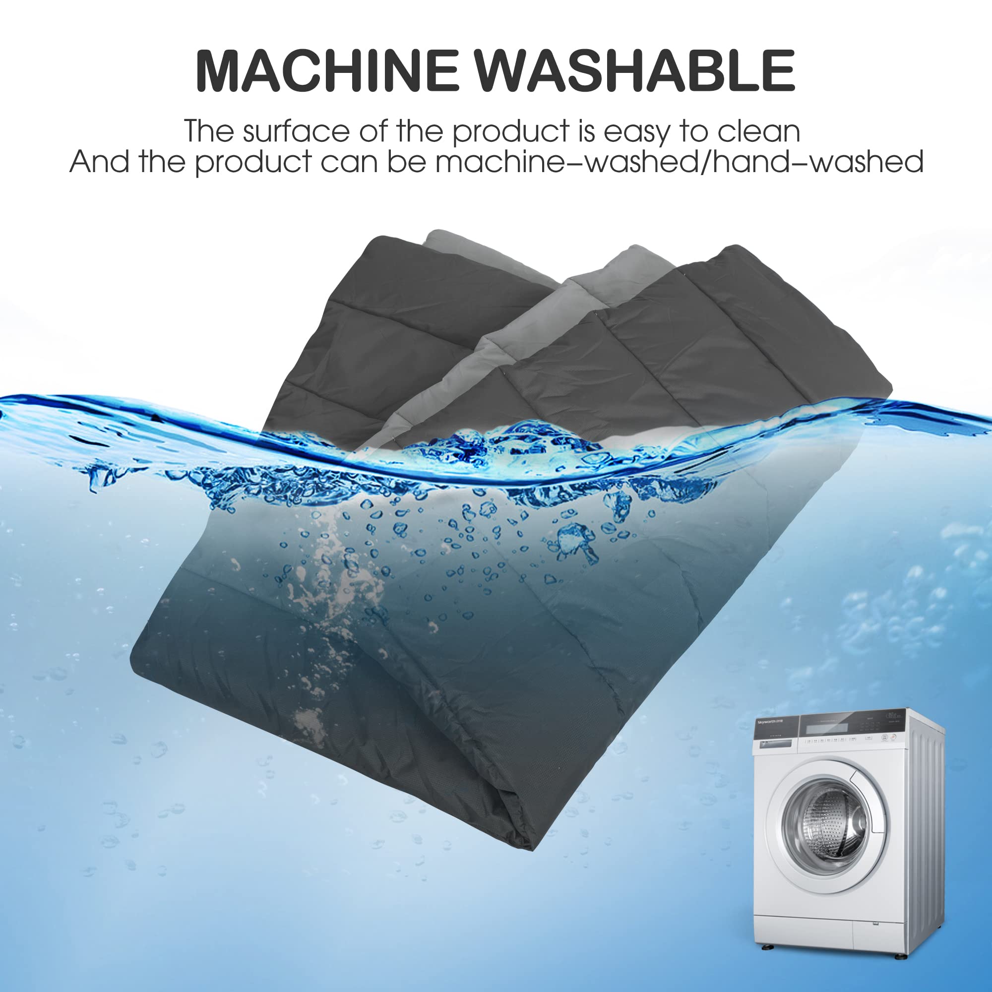 Heeyoo Outdoor Dog Bed, Water Proof Camping Dog Bed, Machine Washable and Easy Clean Travel Dog Bed, Foldable Pet Mat for Small,
