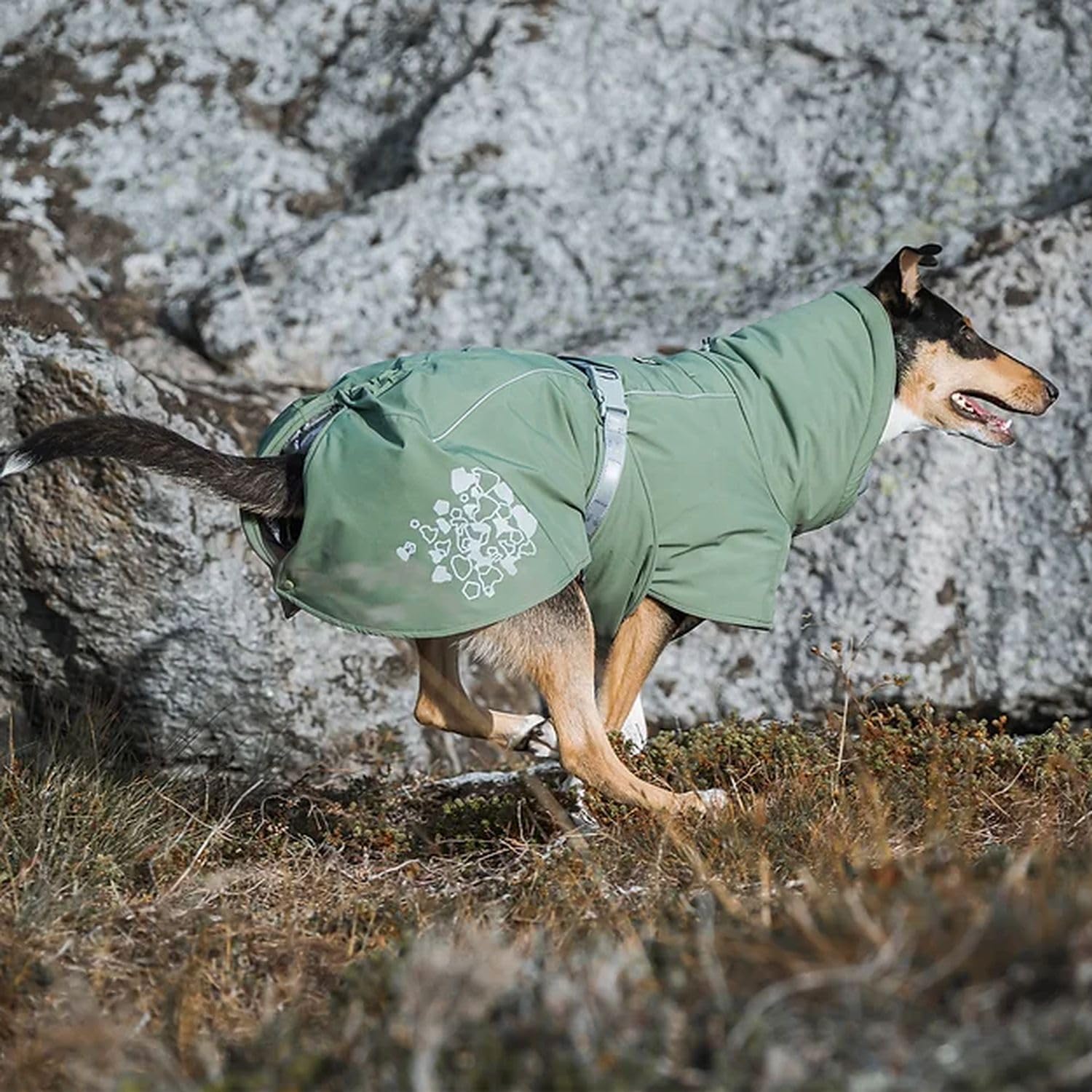 Hurtta Extreme Warmer 2, Winter Dog Coat Eco, Hedge, 14 In