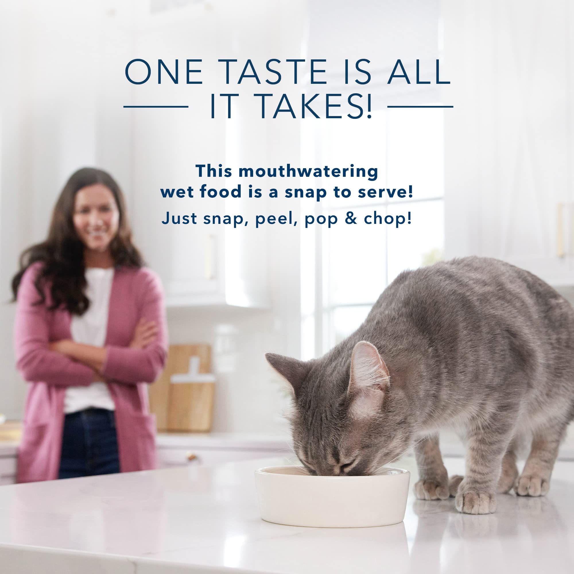 Blue Buffalo Tastefuls Spoonless Singles Natural Wet Cat Food Pat  , 2.6-oz Twin-Pack Trays, Salmon Entre   (24 Count)