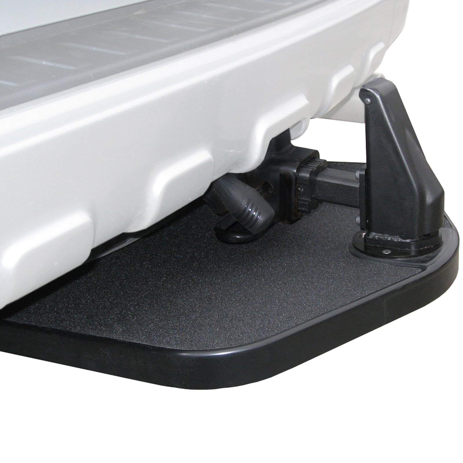 Heininger PortablePET Twistep Dog Hitch Step, Alloy Steel, SUV Size, Black, Model 3052
