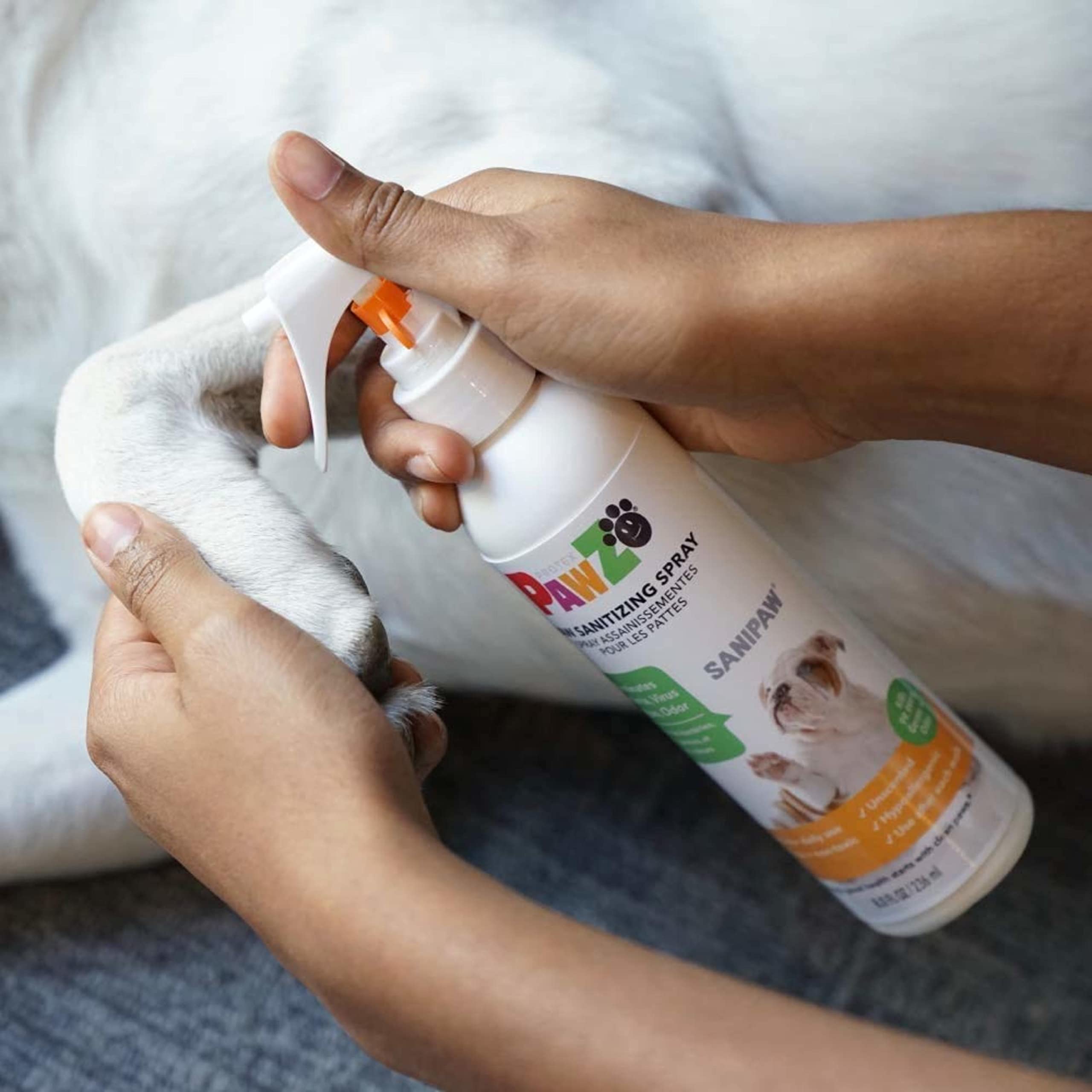Pawz Sanipaw Dog Paw Sanitizer And Odor Eliminating Spray