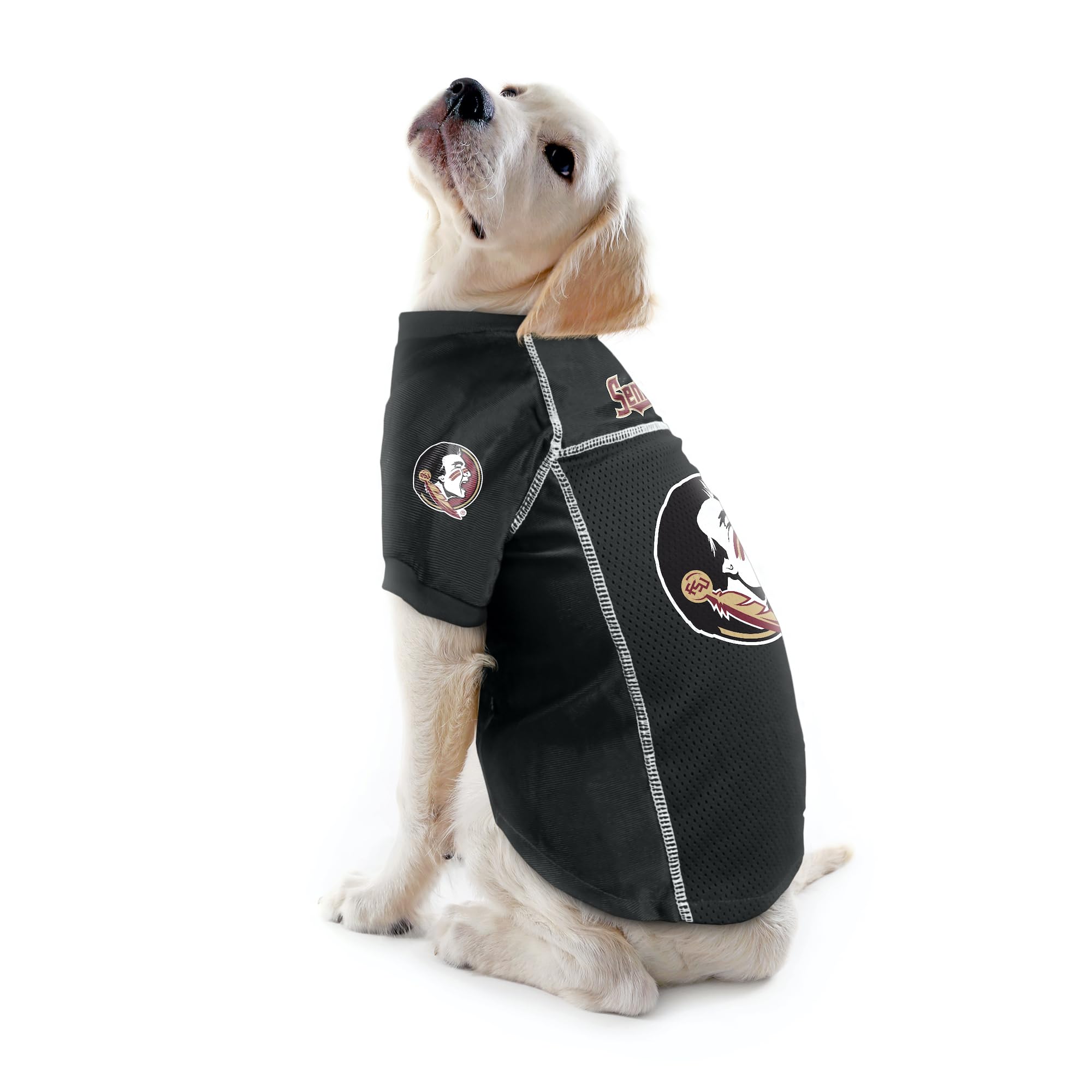 Littlearth Unisex-Adult Ncaa Florida State Seminoles Basic Pet Jersey, Team Color, Small
