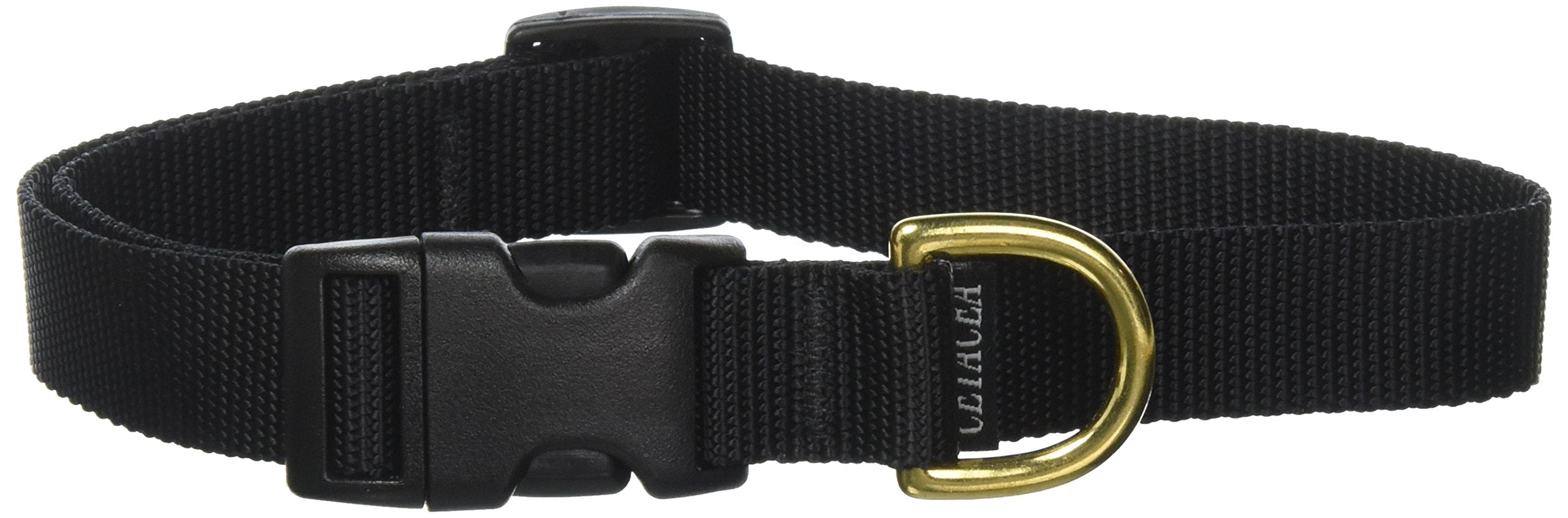 Cetacea Collar With Adjustable Quick Release, Large, Black