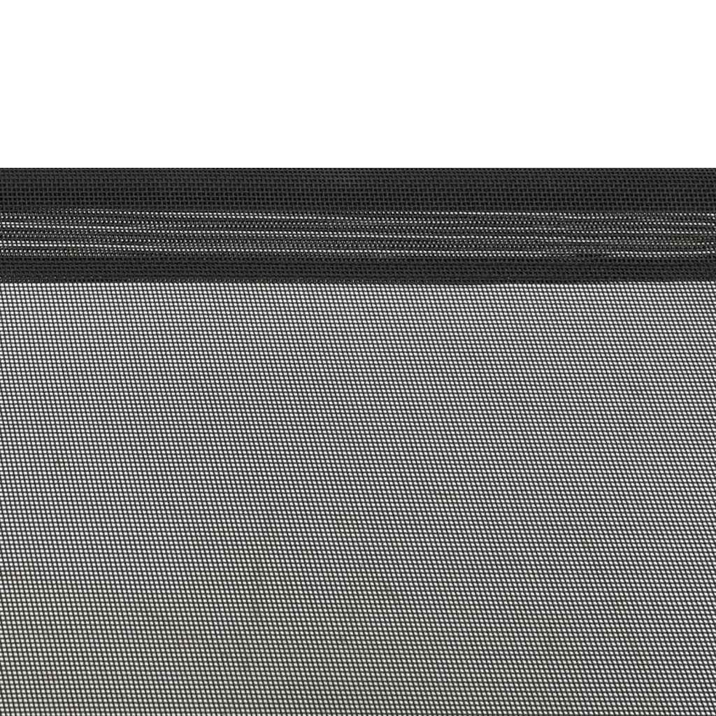 vidaXL Elevated Dog Bed Black L Textilene