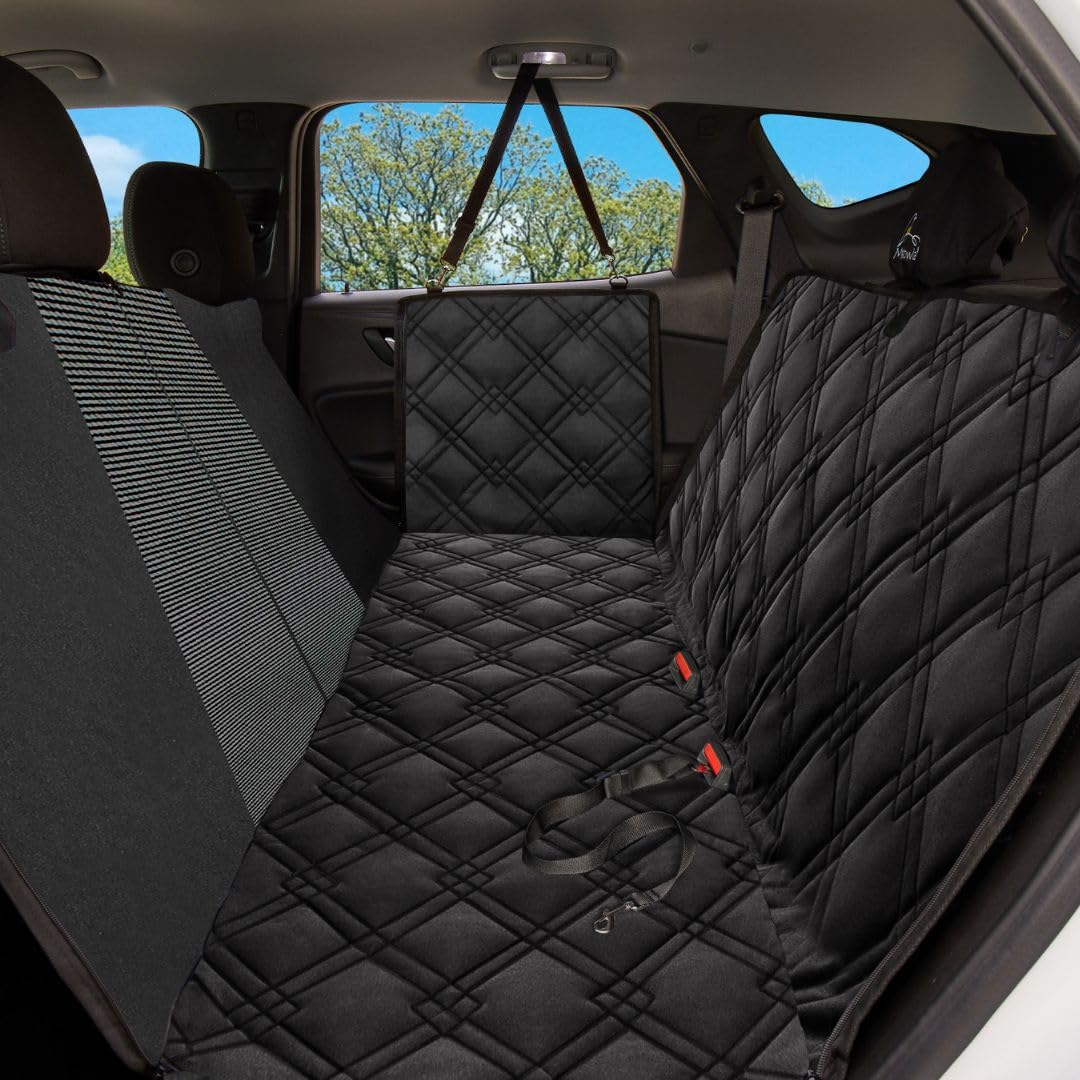 Meadowlark Heavy Duty Dog Car Seat Cover, Extra Padded, Water-Resistant, XL (60" W x 64" L), Mesh, Model I0113676