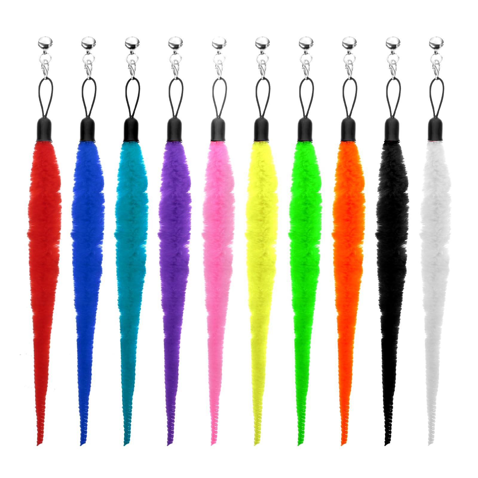 10 Packs Cat Worm Toy Refills Cat Wand Replacement Worms Interactive Cat Wand Replacement Cat Toys Interactivefor Teaser Play An