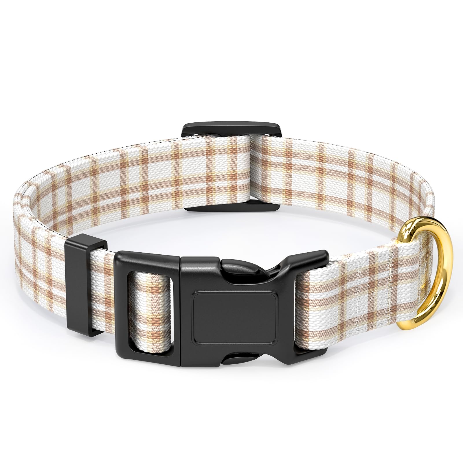 Rnivvi Dog Collar For Small Dogs, Cute Heavy Duty Adjustable Puppy Collar With Quick Release Buckle For Girl & Female, Pet Acces