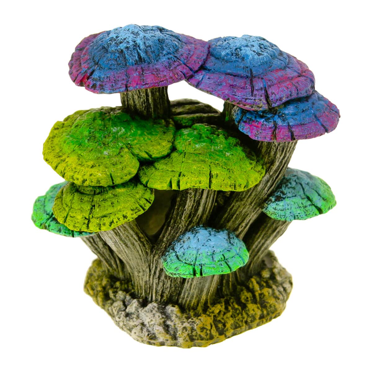 Blue Ribbon Exotic Environments Driftwood Mushroom Garden