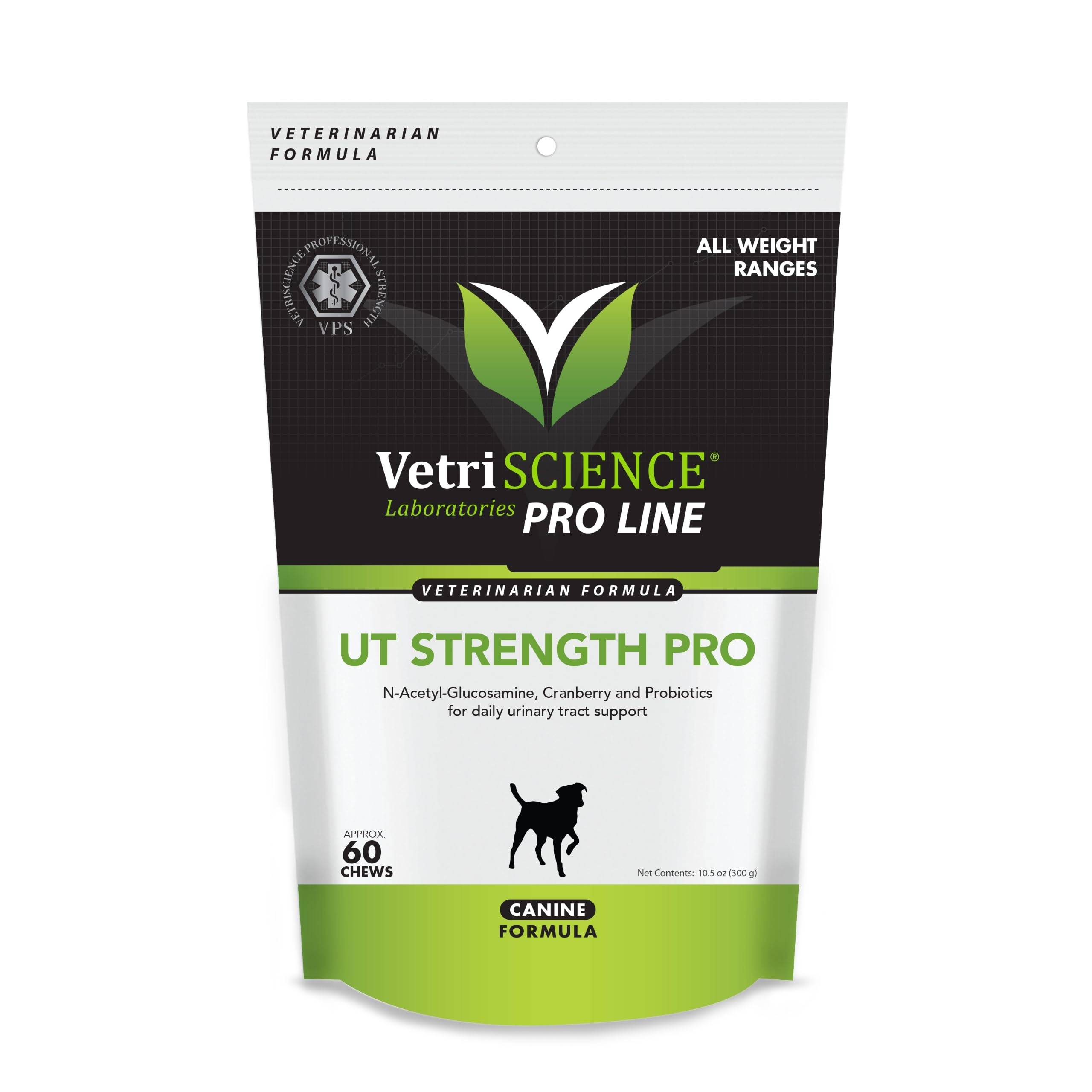 VetriScience UT Strength Pro - Bladder & UT Health Supplement for Dogs - Formula Aids Bladder Function & Comfort - Canine Supple