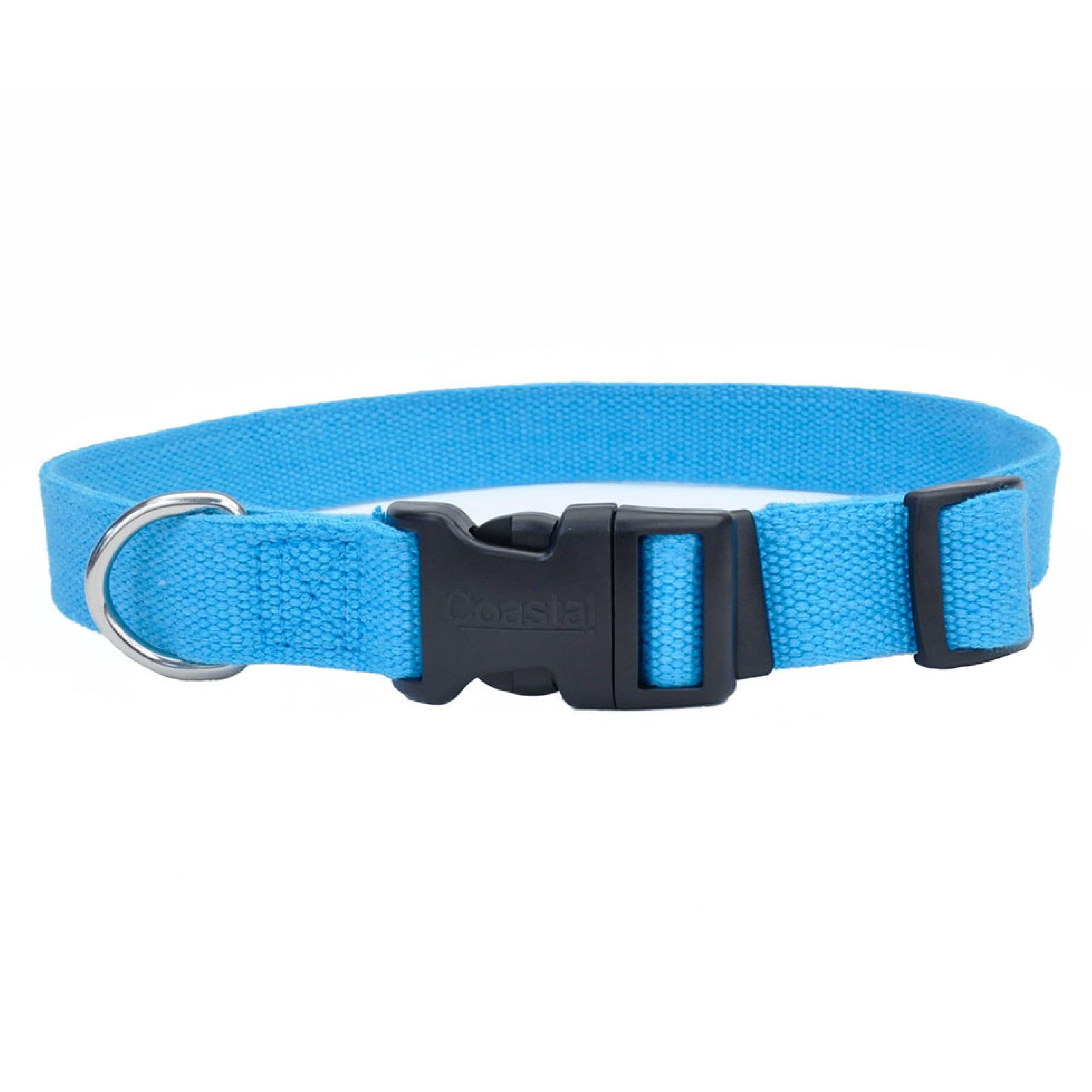 Coastal Pet - New Earth Soy - Adjustable Dog Collar, Slate, 5/8 x 08-12
