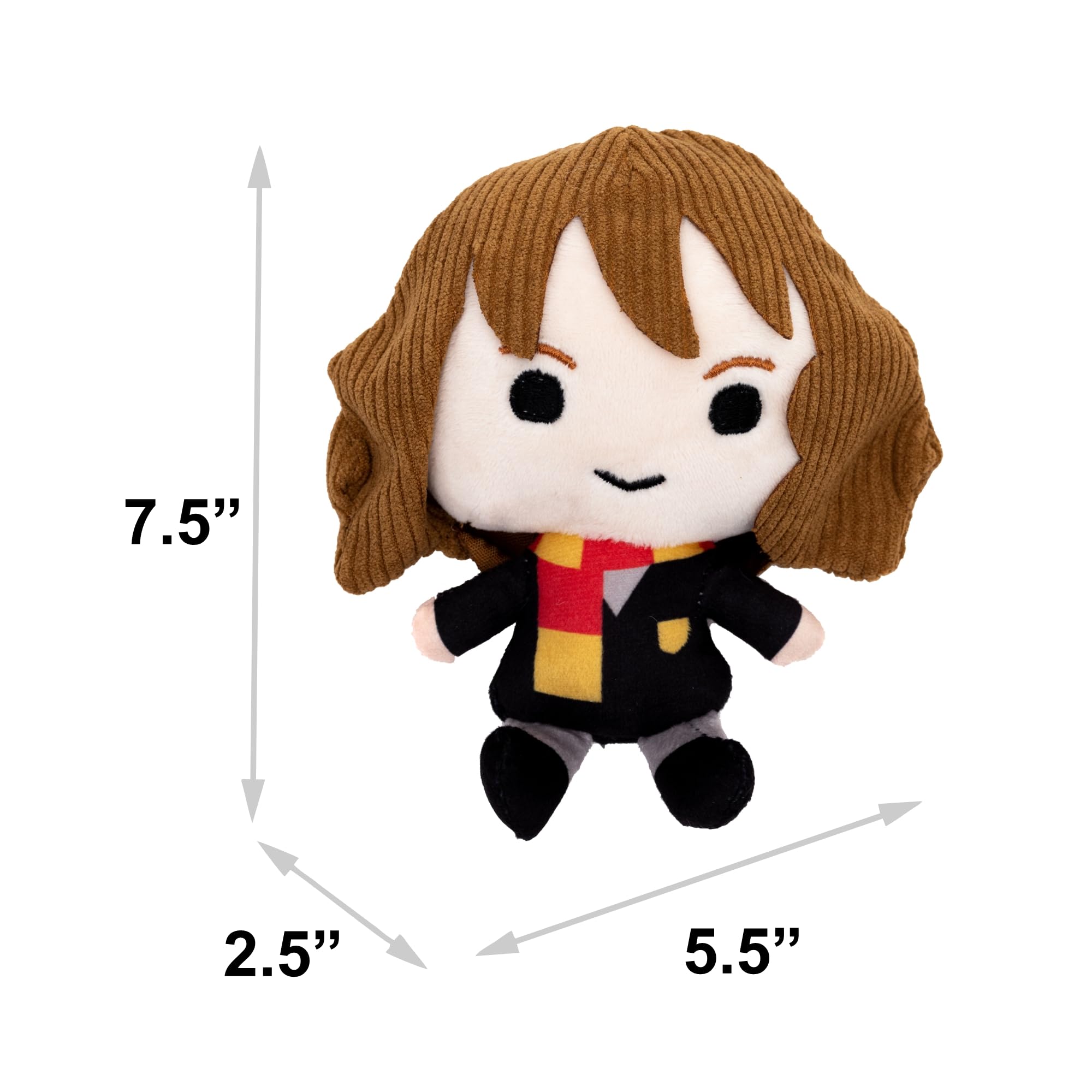 Buckle-Down The Wizarding World Of Harry Potter Squeaky Plush Dog Toy For Large, Medium & Small Dogs, Hermione Granger Standing