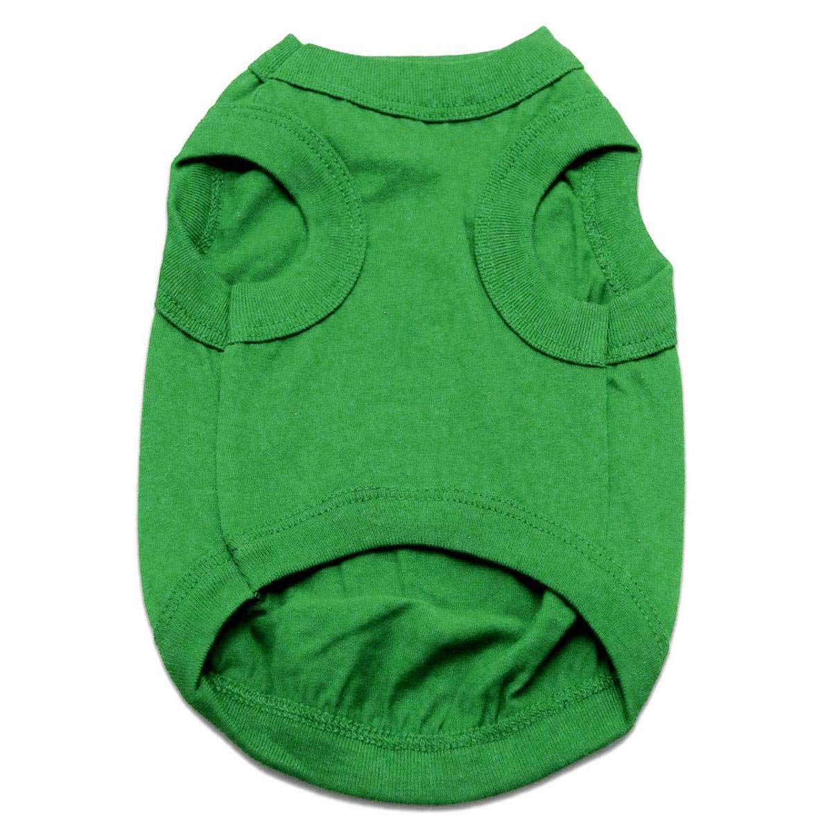 Doggie Design Cotton Dog Tank - Emerald Green (Small)