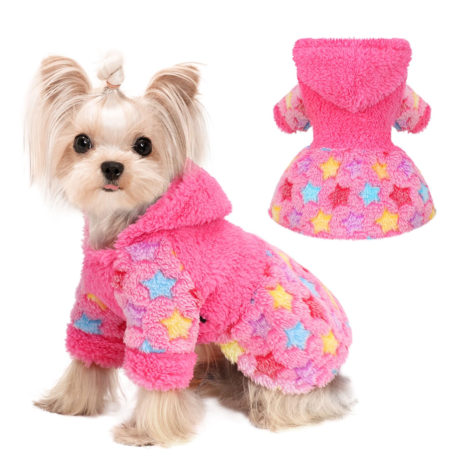 Dog Hoodie Dog Sweater Valentine'S Day Dog Clothes For Small Dogs Boy Girl Pet Sweater Dress For Dogs Cold Weather Dog Coats Fal