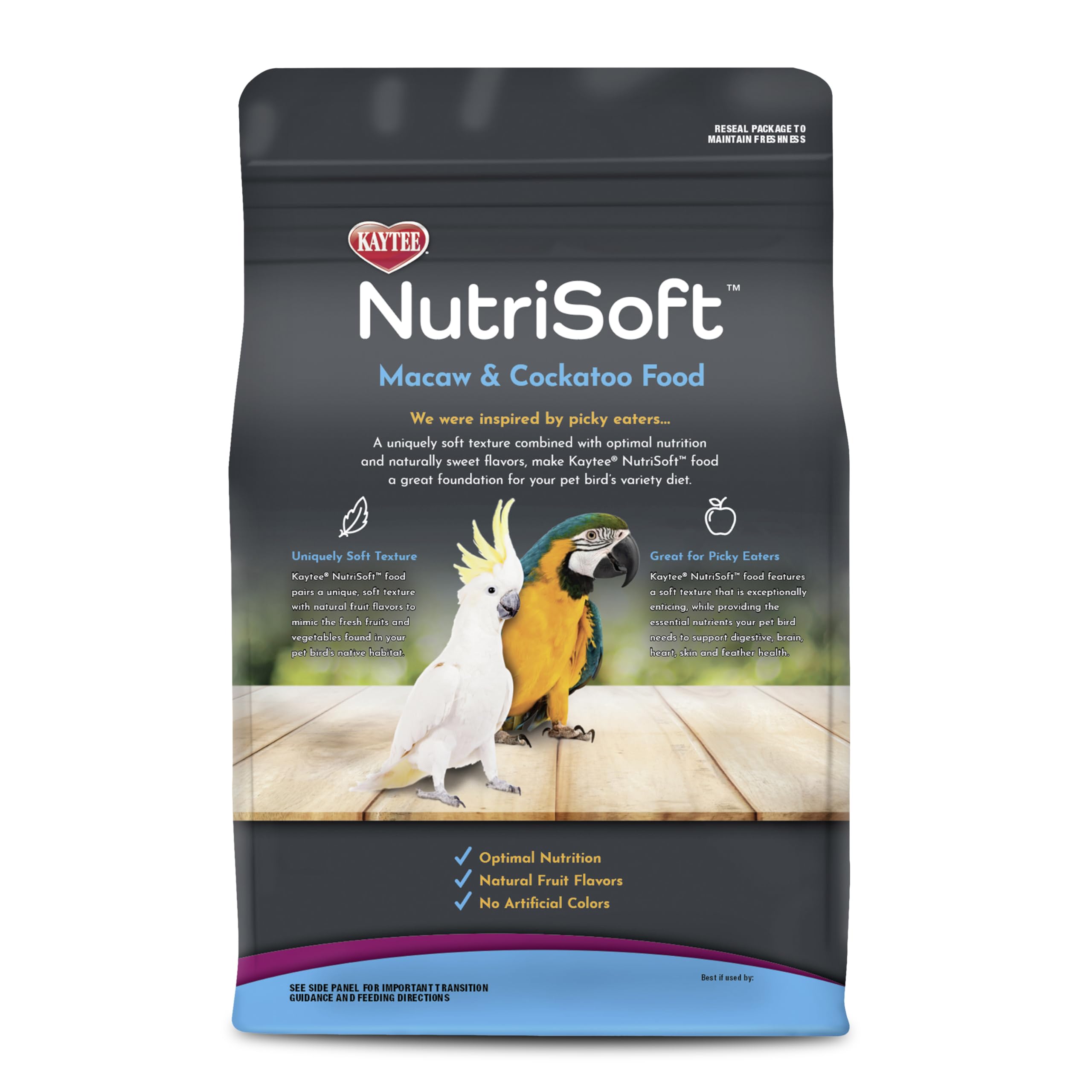 Kaytee NutriSoft Macaw and Cockatoo Food - 3 lb