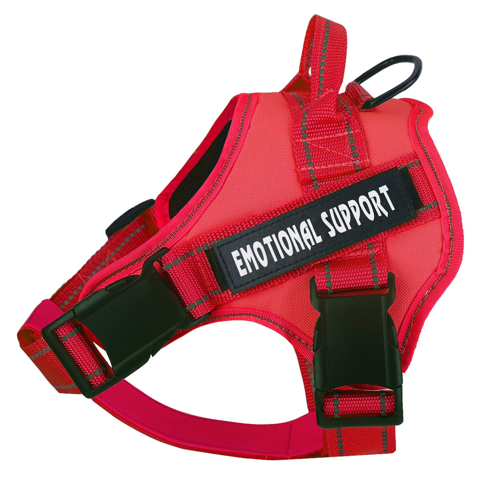 Voopet Service Dog Harness, Emotional Support Pet Vest Harness, Reflective Breathable And Adjustable No-Pull Esa Dog Harness For