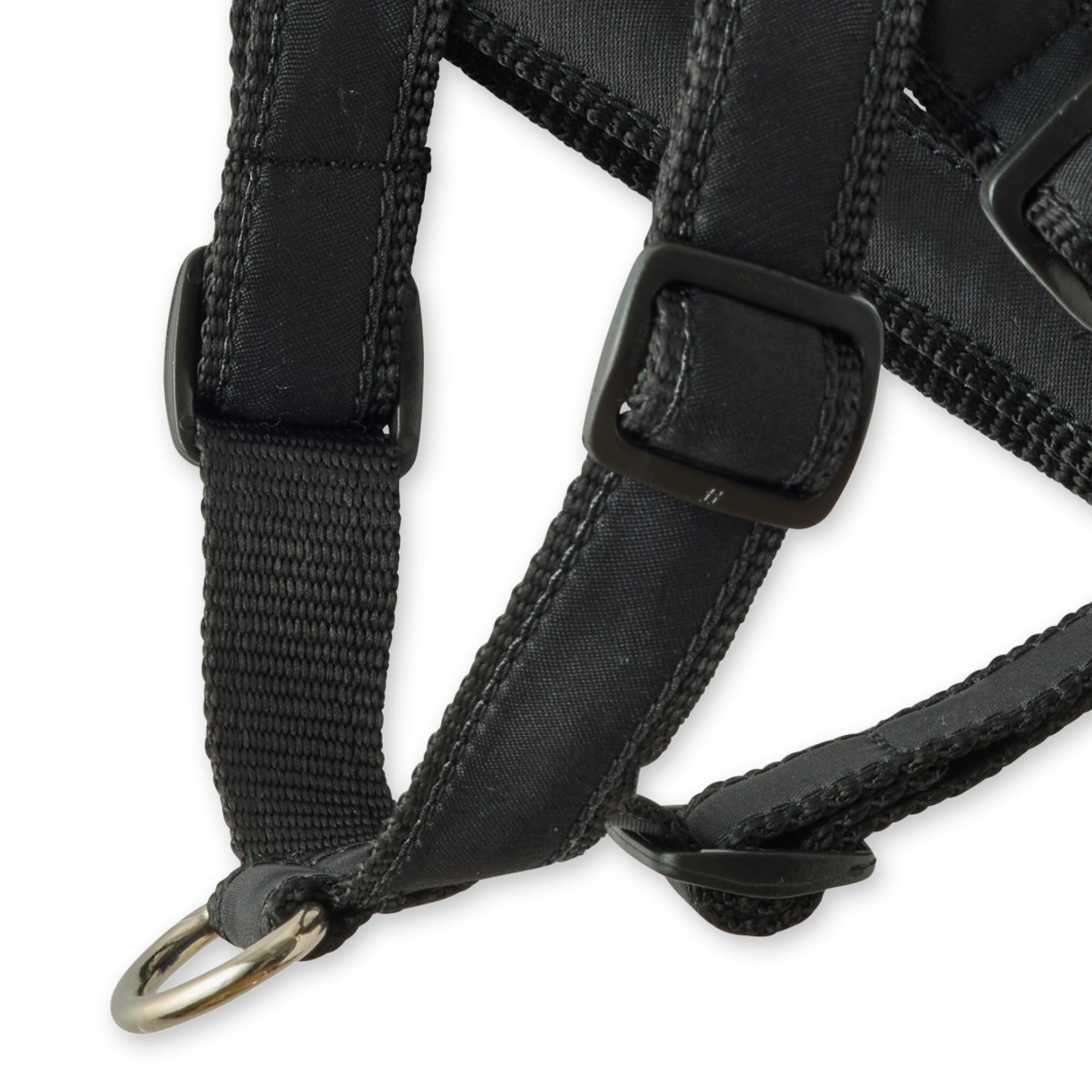 Pet Passion Remy - The Recycled Ribbon Harness, Black, Small