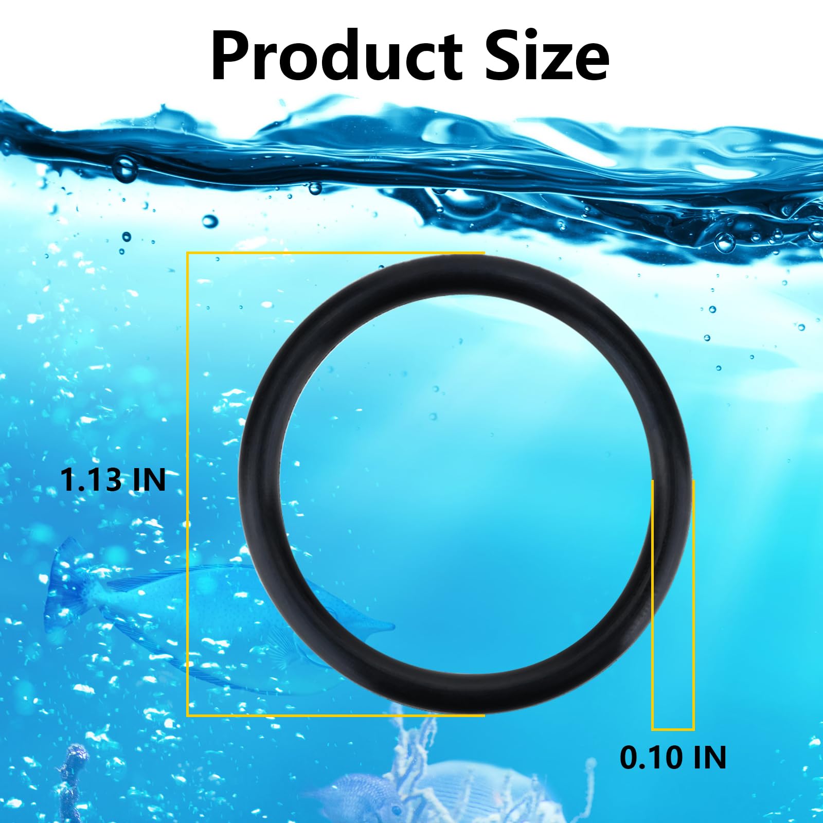 Stpctou A20212 A-20212 Top Cover Click-Fit O-Ring, Compatible With Fx4 Fx5 Fx6 Aquarium Fish Tank Seal Gasket Ring, Rubber Seali