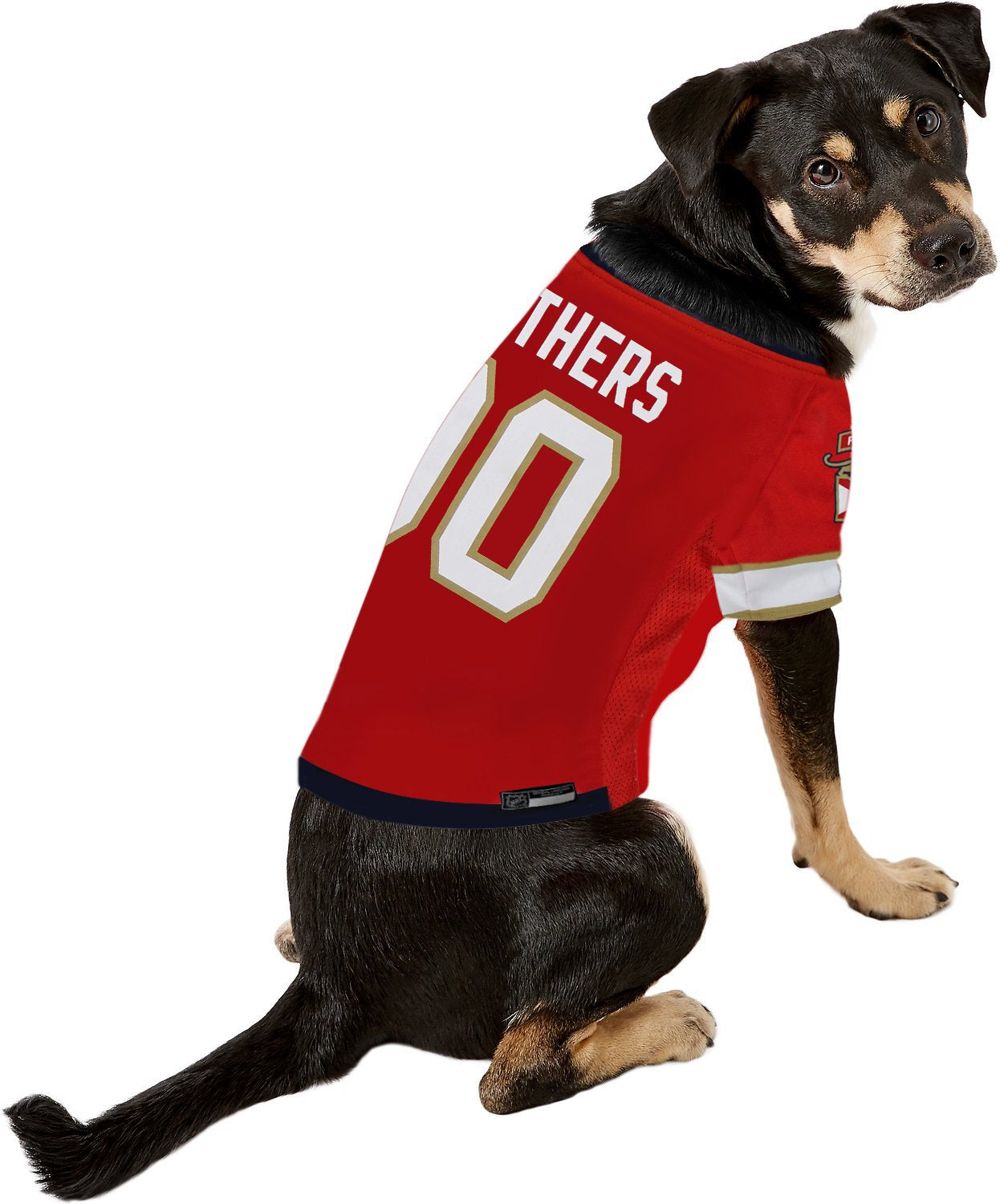 Pets First NHL Florida Panthers Jersey for Dogs & Cats, X-Small. - Let Your Pet Be A Real NHL Fan!