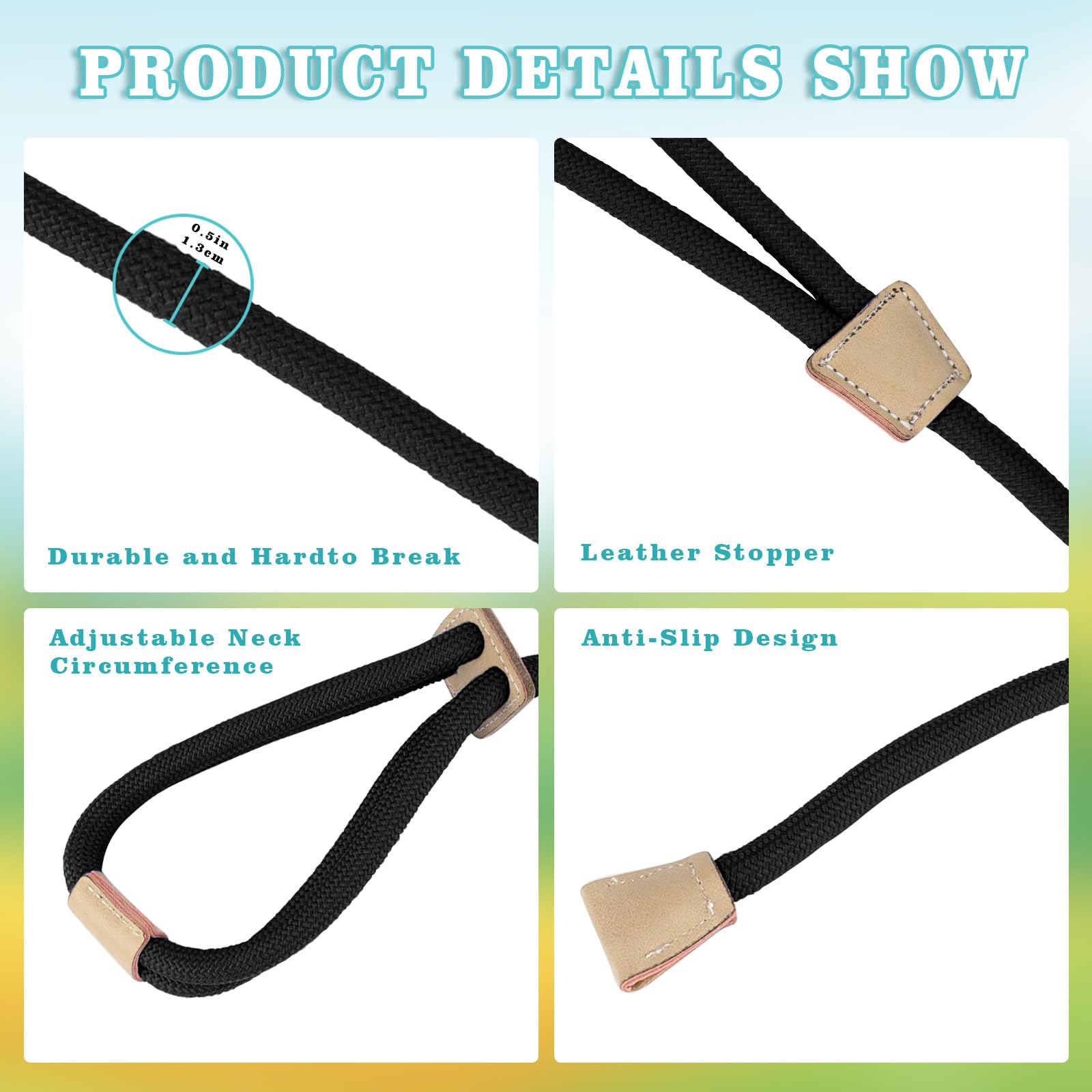 Mini Pig Supplies, Pig Harness, Adjustable 8 Feet Leash For Small To Medium Pet Pig, Pet Pig Supplies