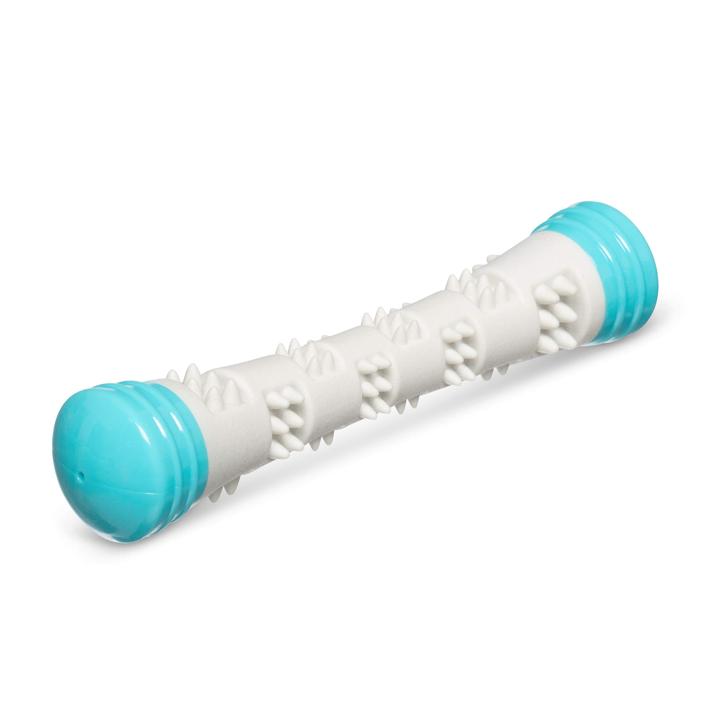 Messy Mutts Totally Pooched Chew n' Squeak Stick | Small 8.5    Durable TPR Dog Toy with Squeaker | Made for Chewers | Tough Fet