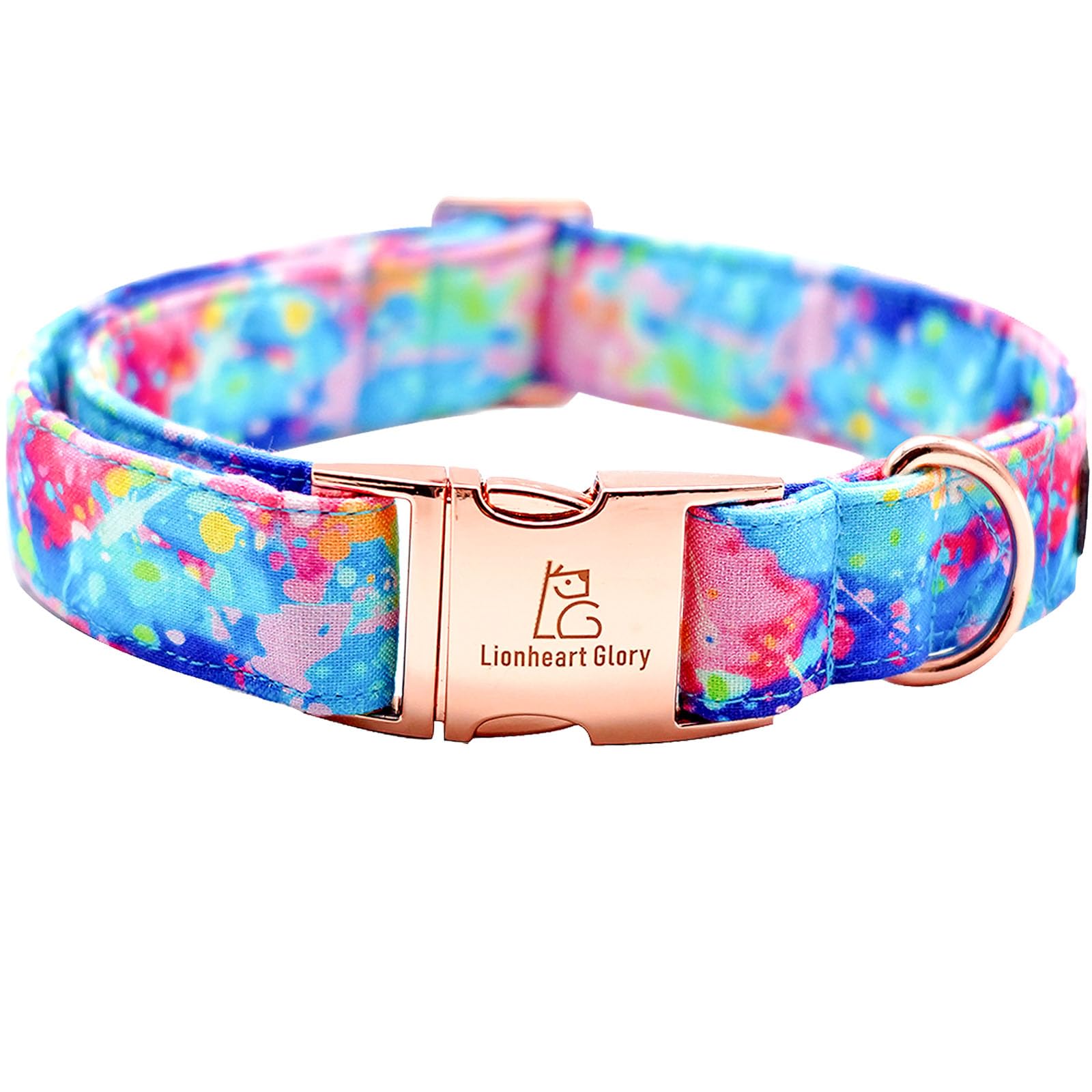 Lionheart Glory Dog Collar Colorful Dog Collar Premium Collar Dogs Cute Pet Collar Gift For Small Medium Large Dog