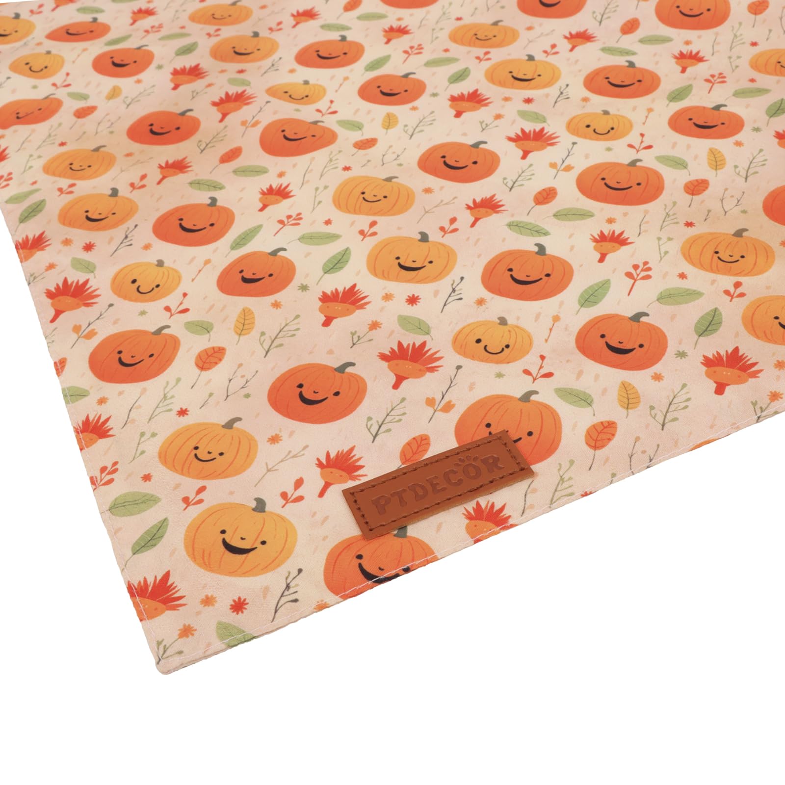 Ptdecor Halloween Dog Bandana, Ghost Pumpkin Design Reversible Holiday Dog Scarf, Triangle Halloween Bandanas For Small Dogs Pup
