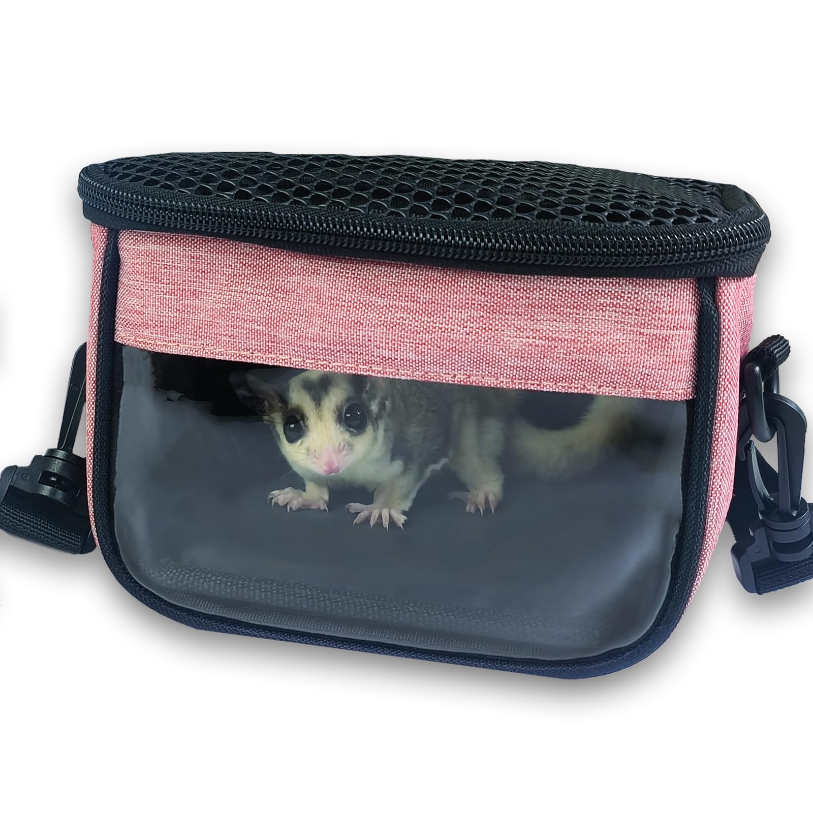 Small Pet Carrier Bag  Single  Shoulder Outdoor Carrier for Hamsters, Sugar Gliders & Flying Squirrels Portable Small Pet Trav