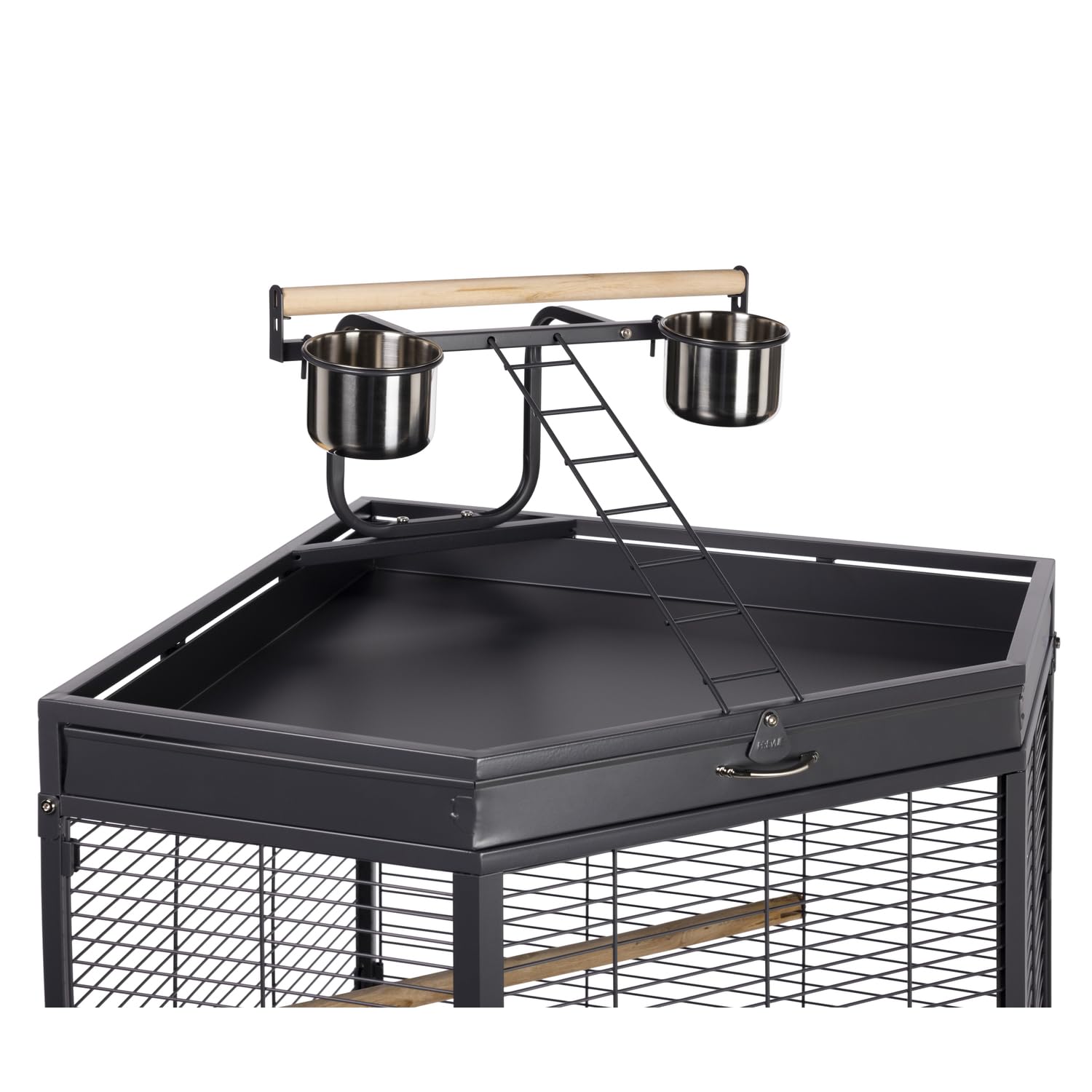 Prevue Pet Products Corner Bird Cage with Playtop