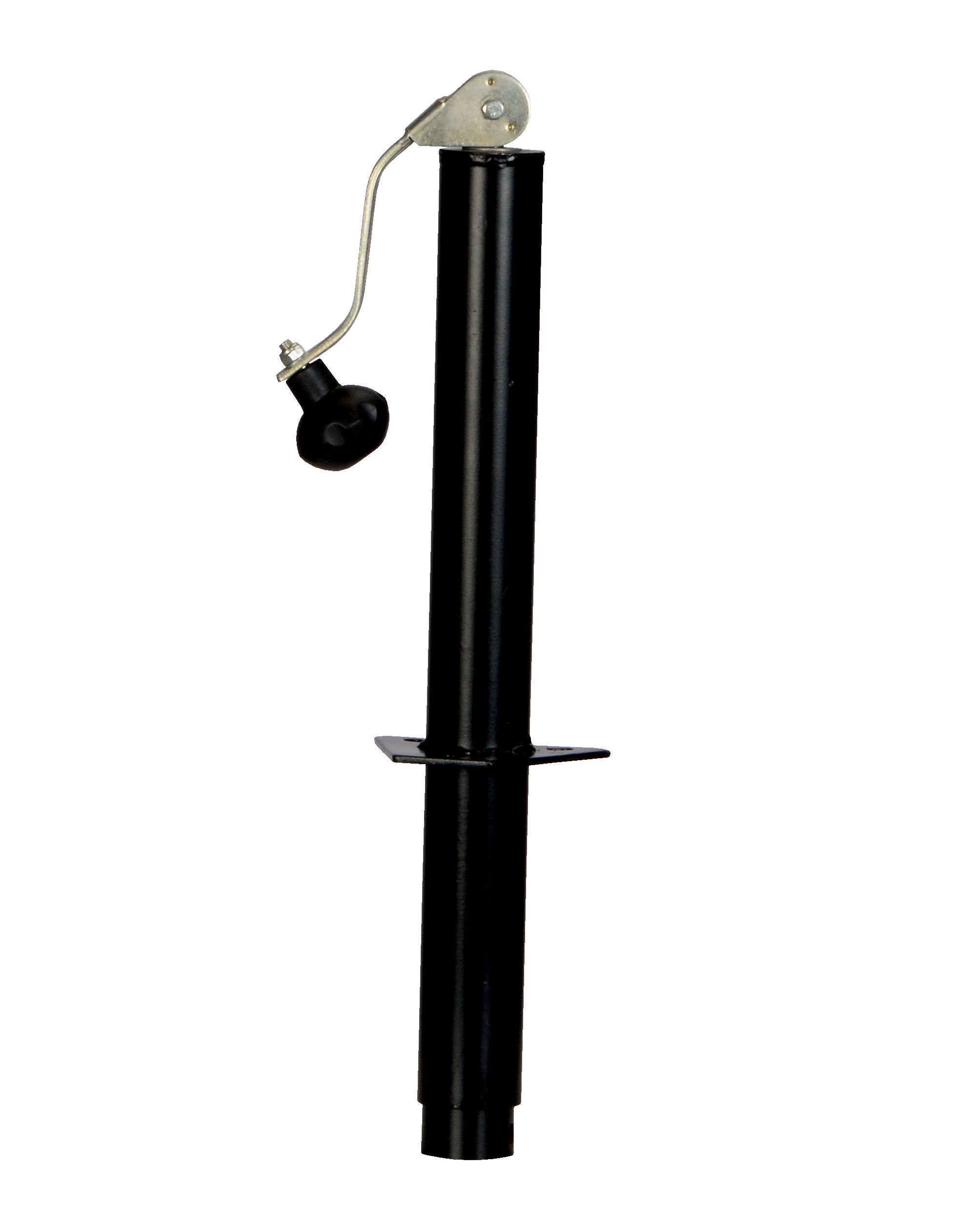 Vestil CT-02 Steel Top Crank Trailer Jack 5 in. x 9-3/4 in. x 26 in. 2000 Lb. Capacity Black