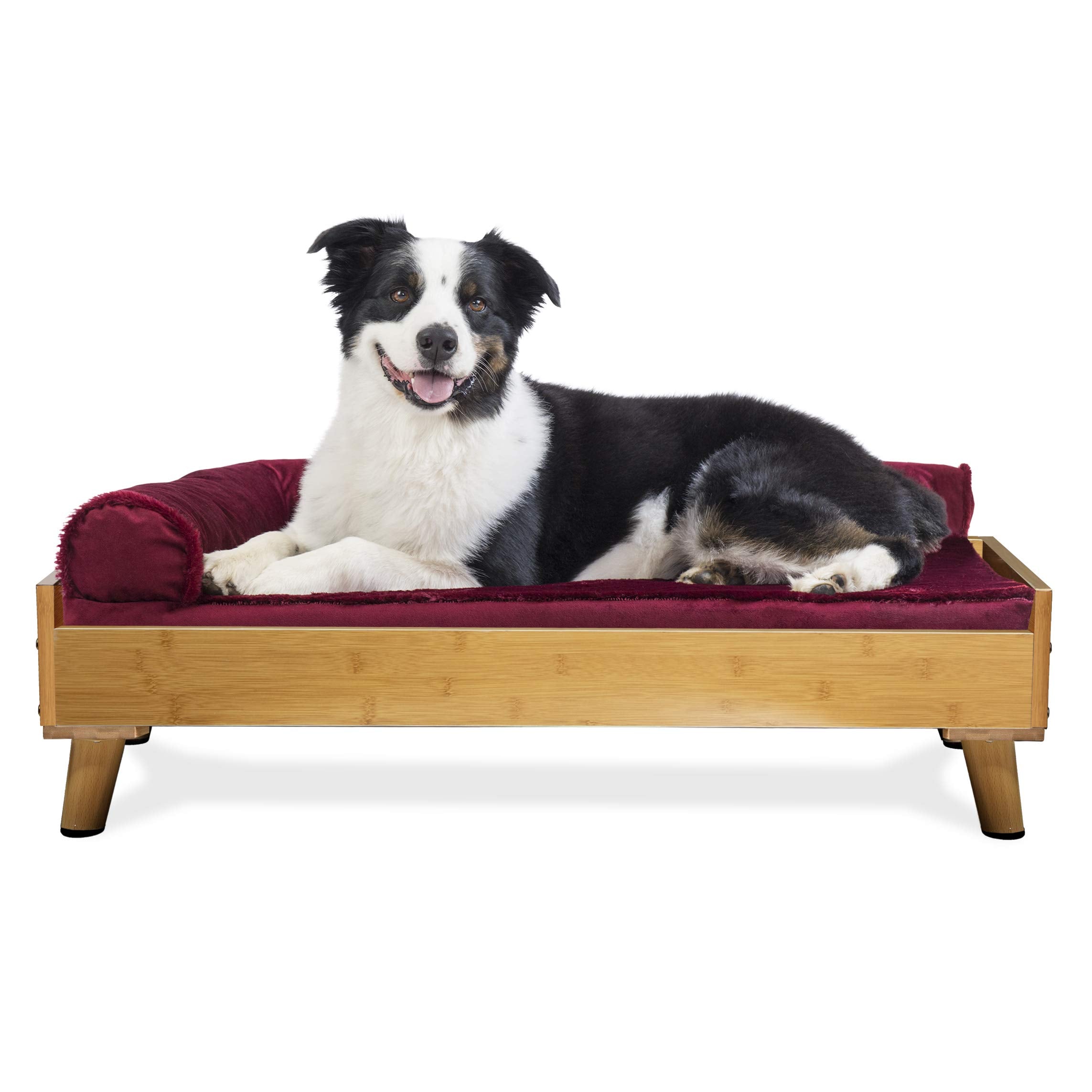 Furhaven Pet Bed Frame | Bed Frame For Pet Beds & Mattresses, Bamboo, Large